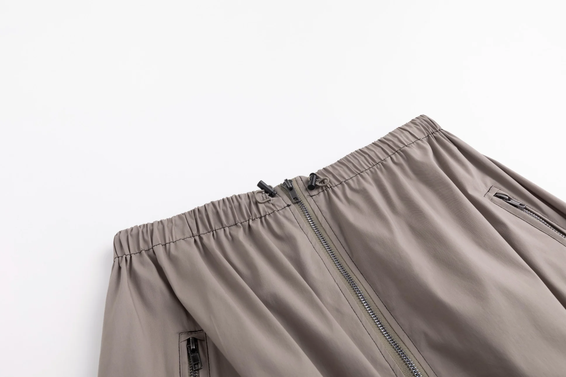 Middle Zipper Skirt- Greystone - Image 4
