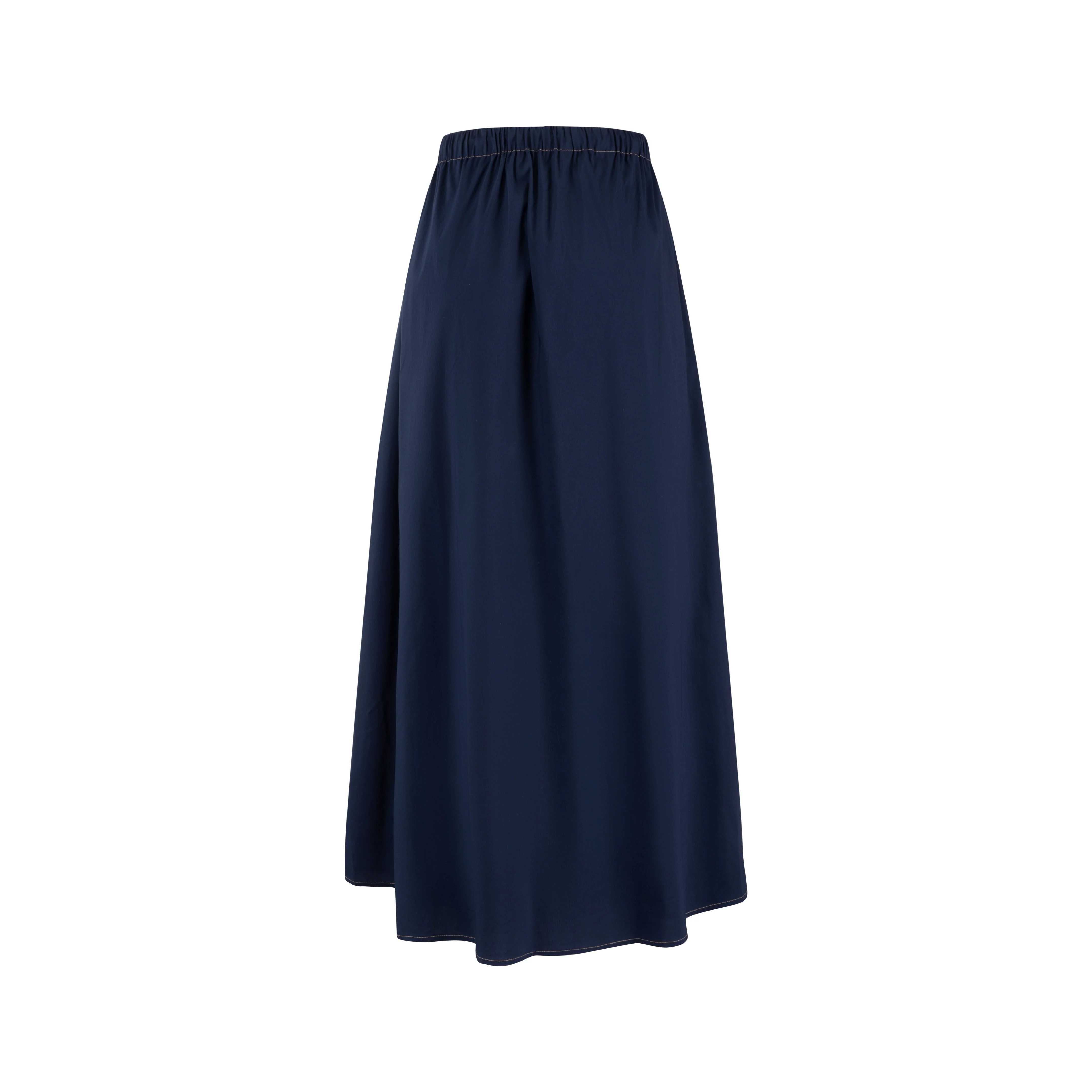 Middle Zipper Skirt- Midnight - Image 2