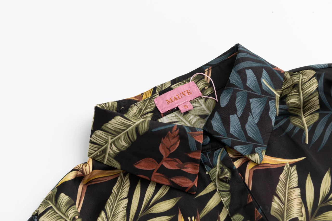 Multi Colored Leaves Printed Top - Image 4