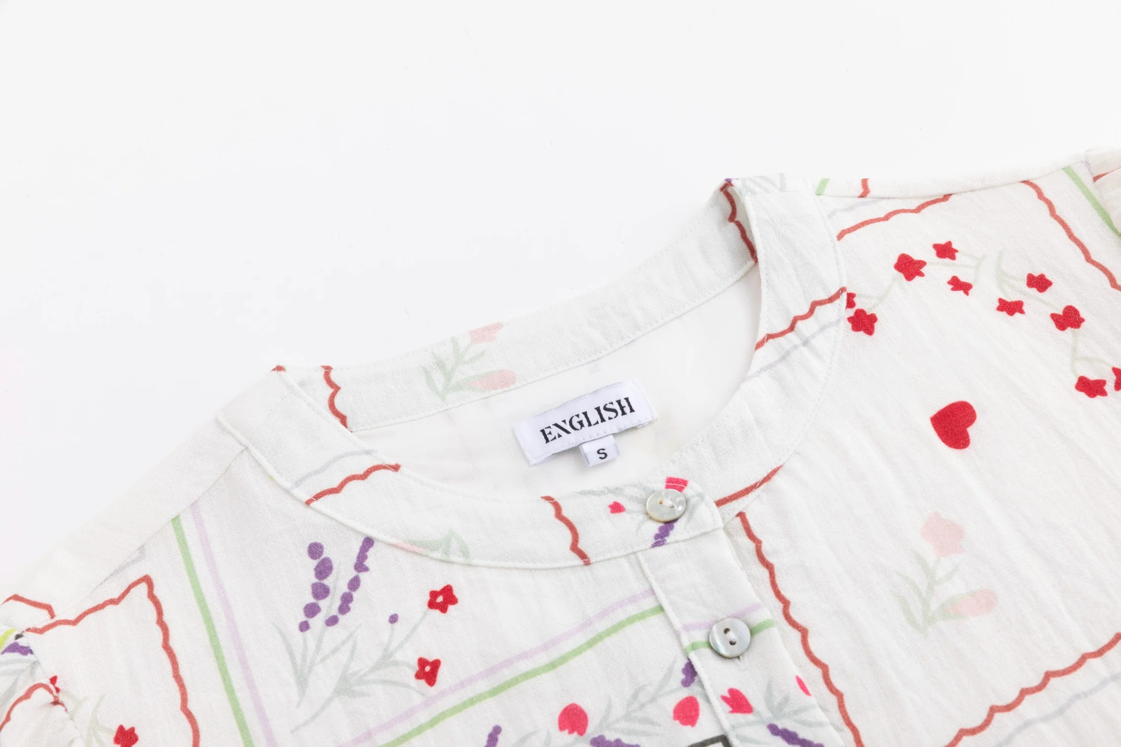 Multi Colored Printed Drawstring Dress - Image 4