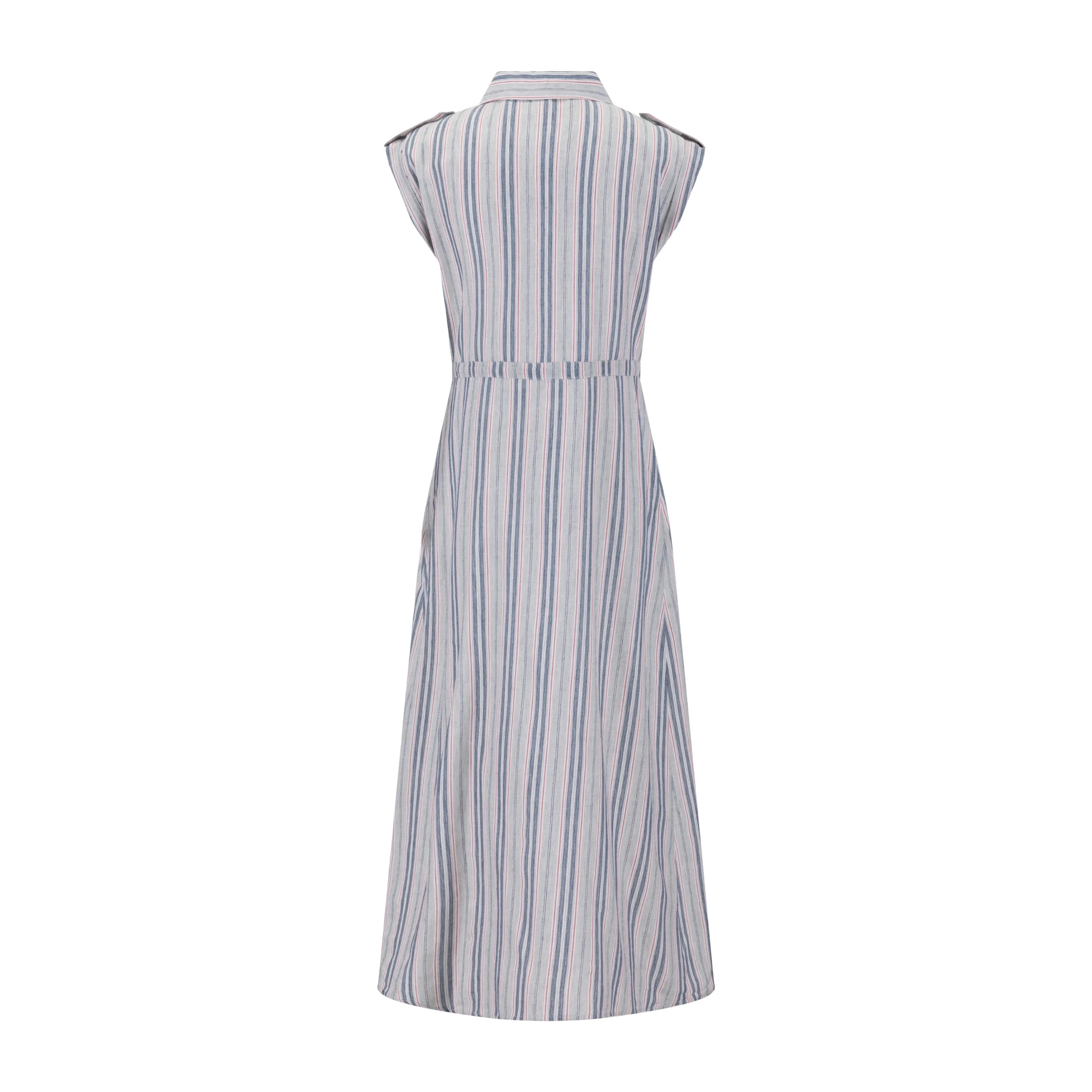 Navy And Sage Striped Jumper - Image 2