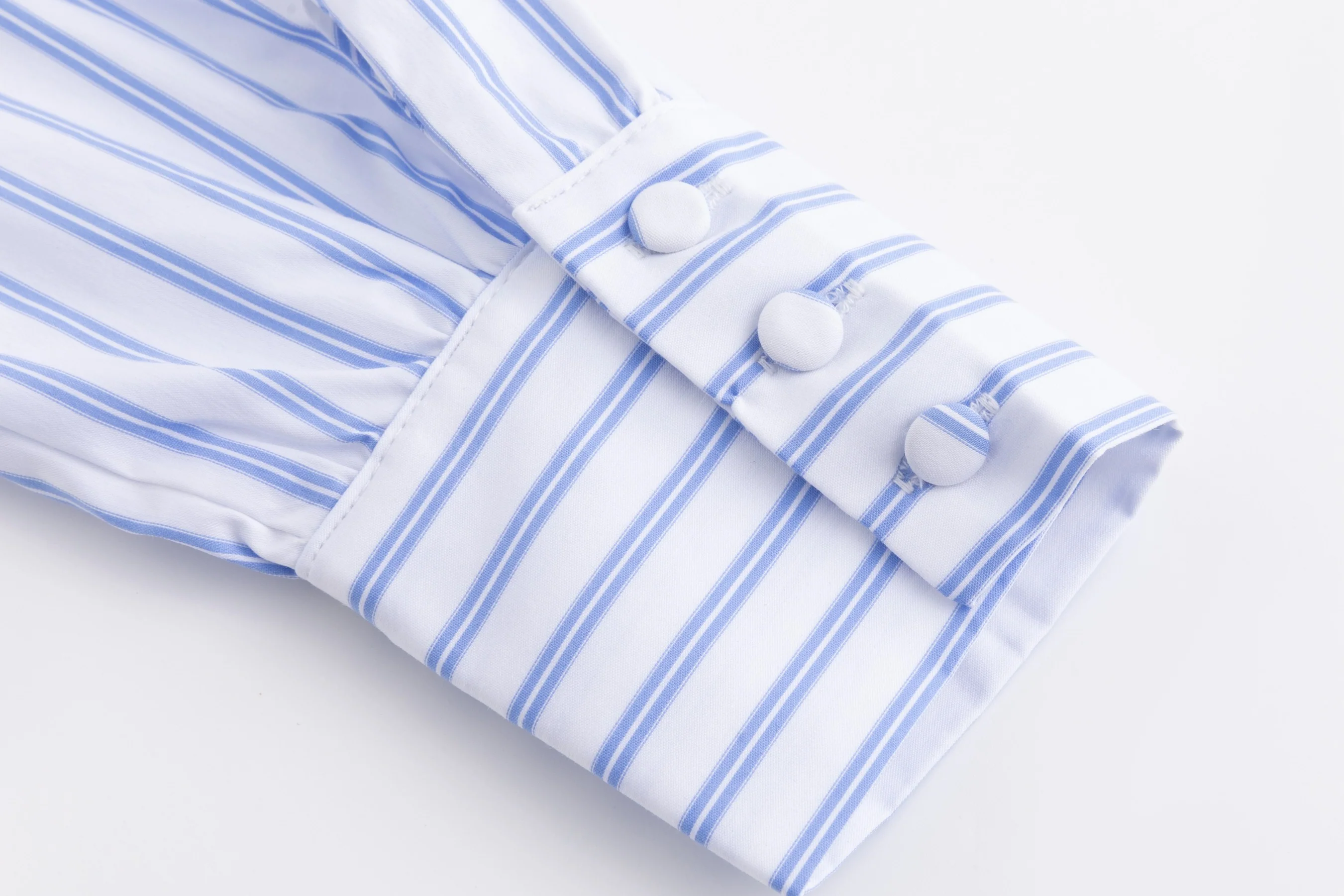 Navy And White Striped Blouse - WS61166T-A - Image 4