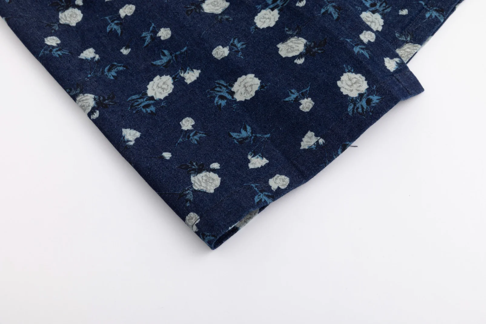 Navy Skirt With Ivory Floral Print - Image 5