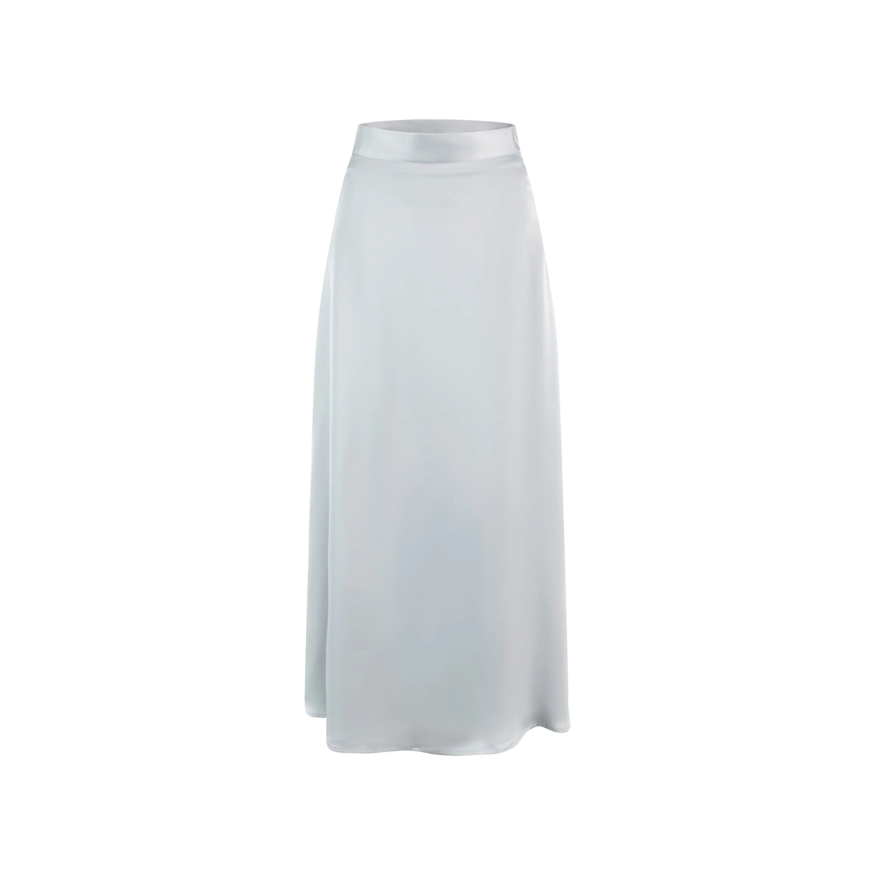 Pale Blue Slip Skirt - Image 2