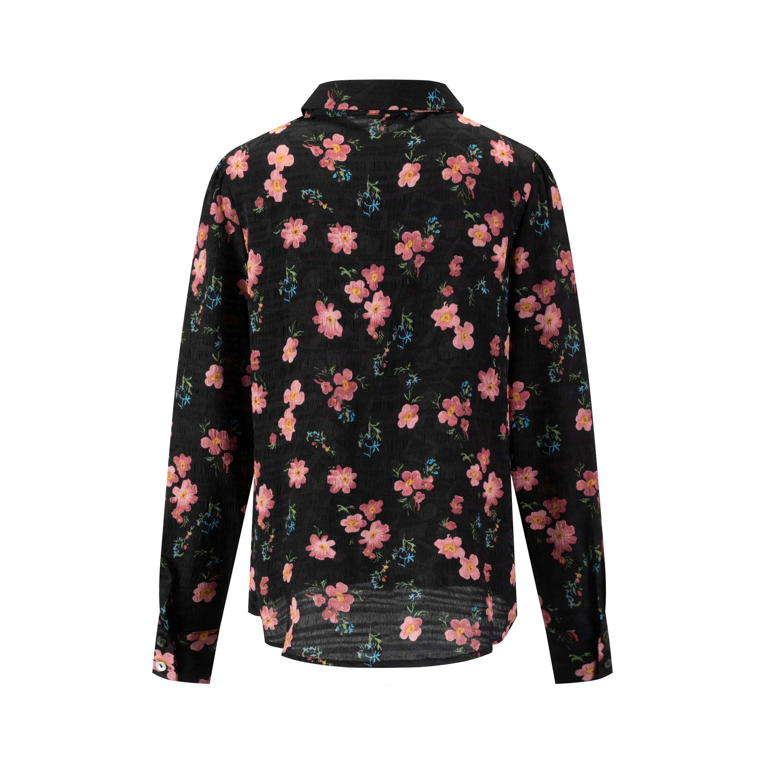 Pink Floral Blouse - Image 3