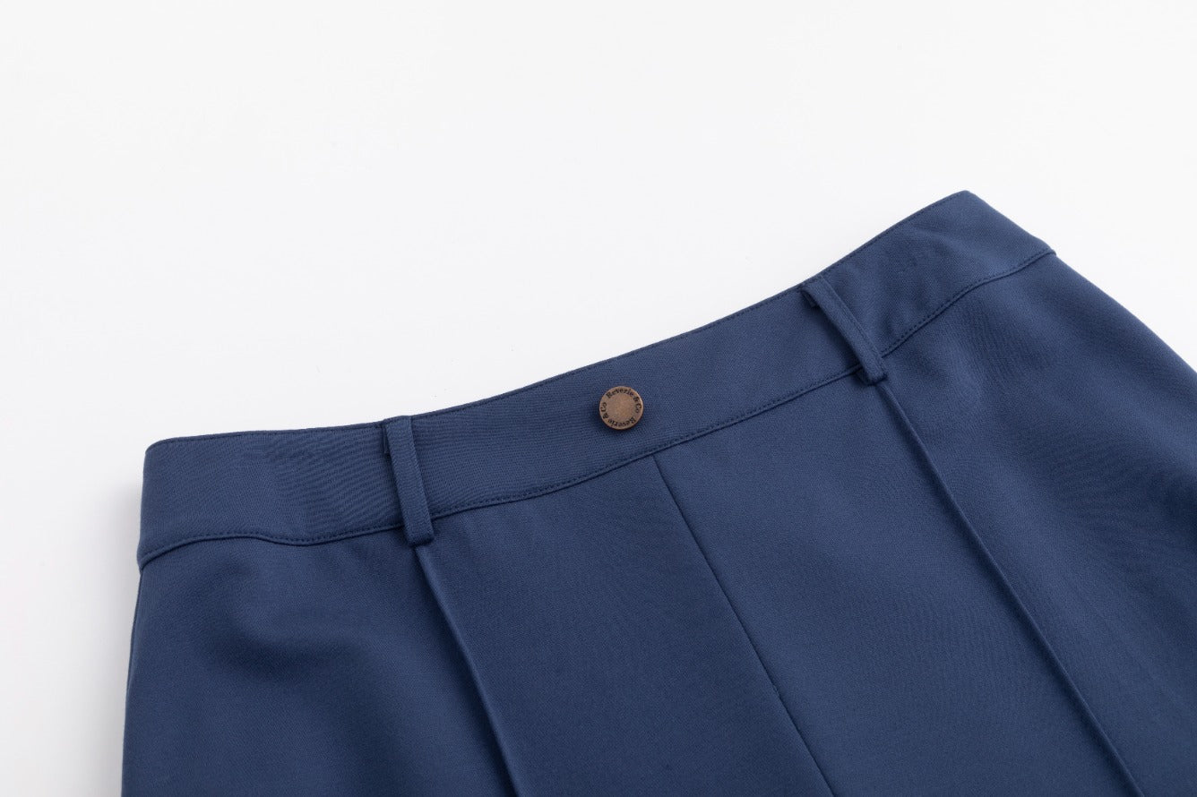 Piped Paneled Skirt - Midnight - Image 5
