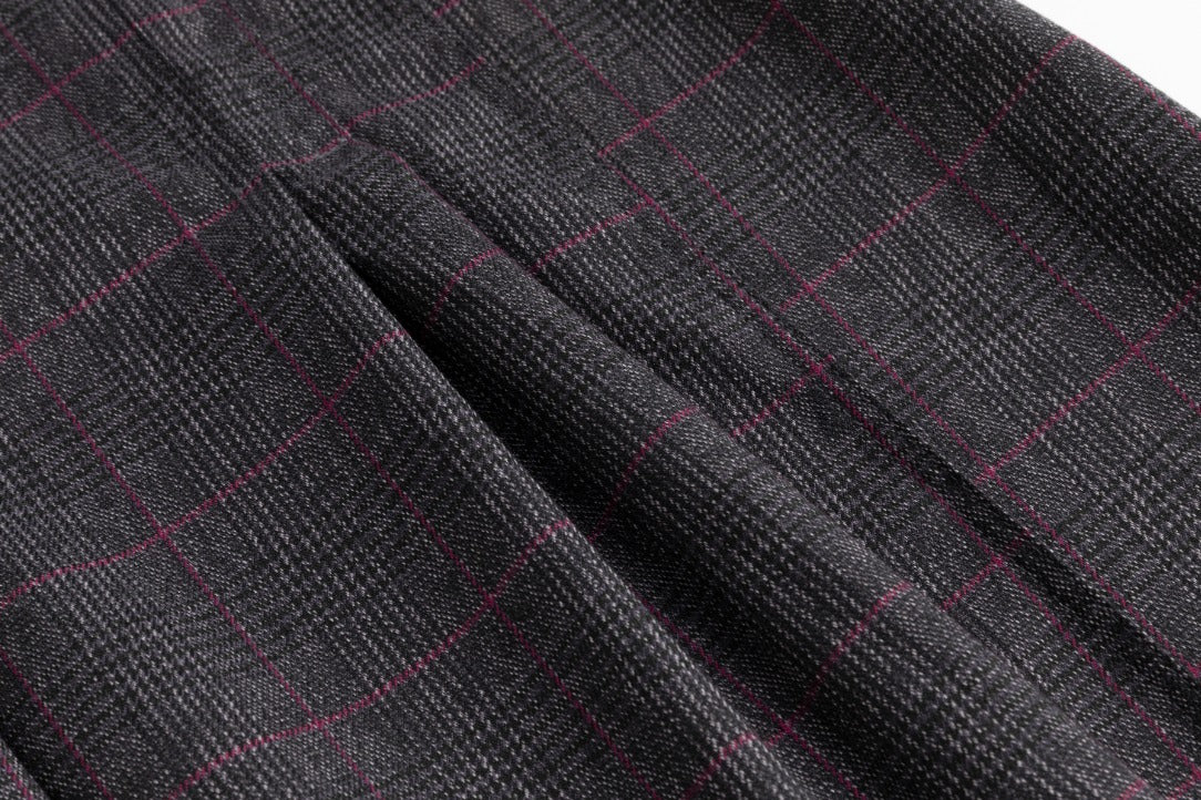 Plaid Skirt - Heather Grey - Image 5