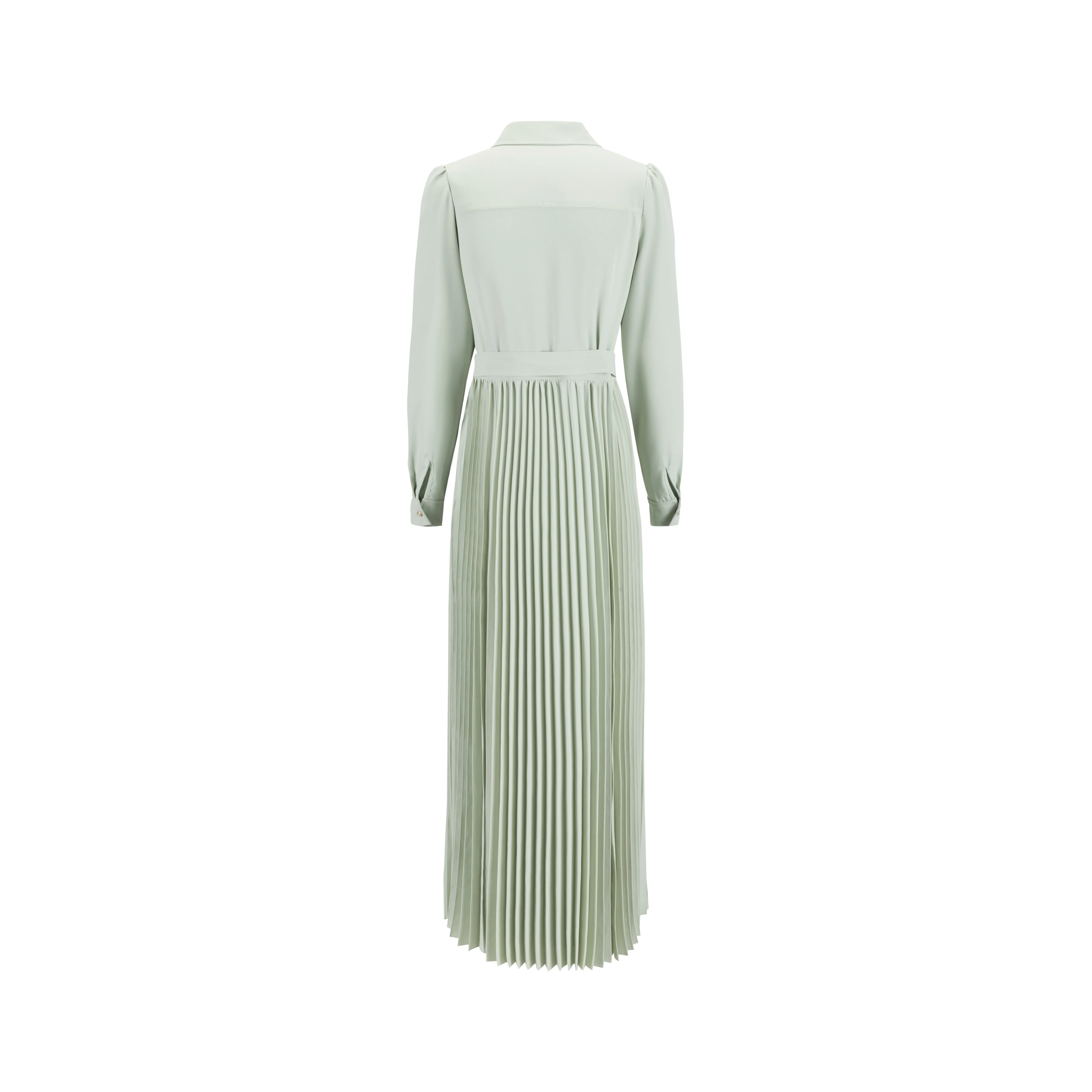 Pleated Shirt Top Diamond Flower Dress - Image 2