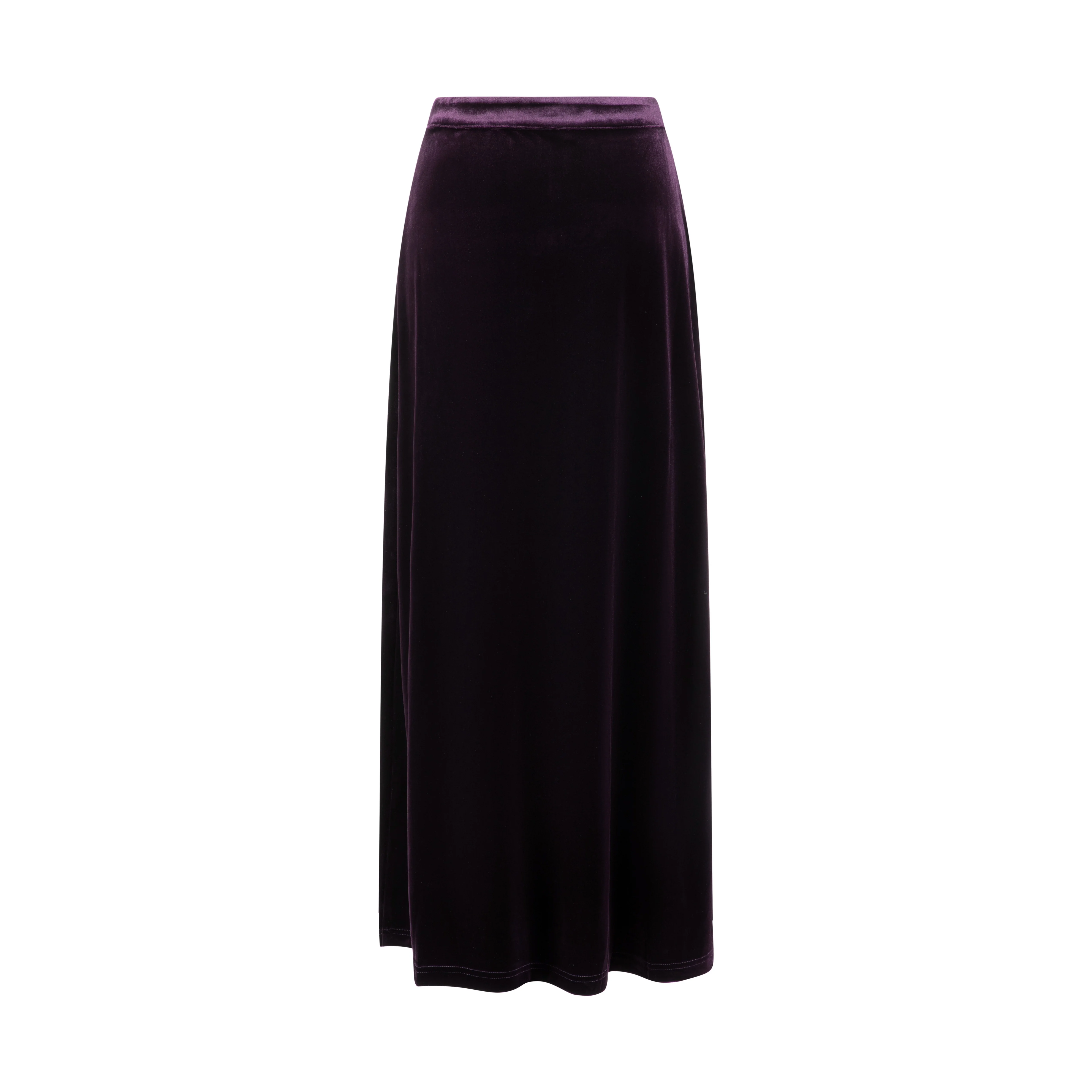Plum Velvet Skirt - Image 3