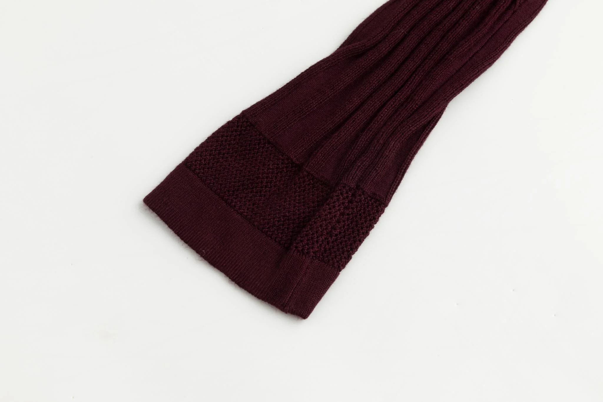 Ribbed Shrug - Burgundy - Image 5