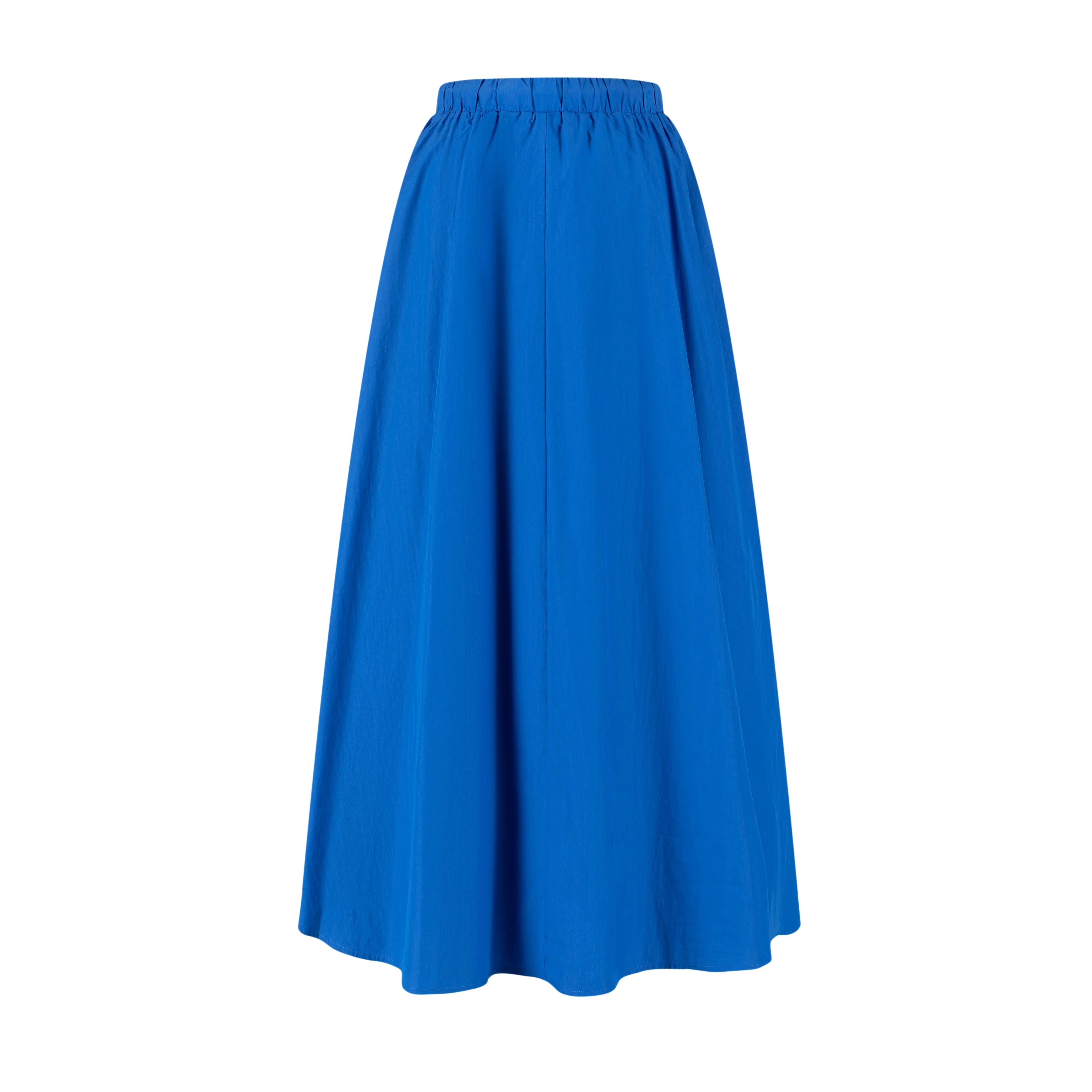 Royal Blue Drawstring Circle Skirt - Image 3