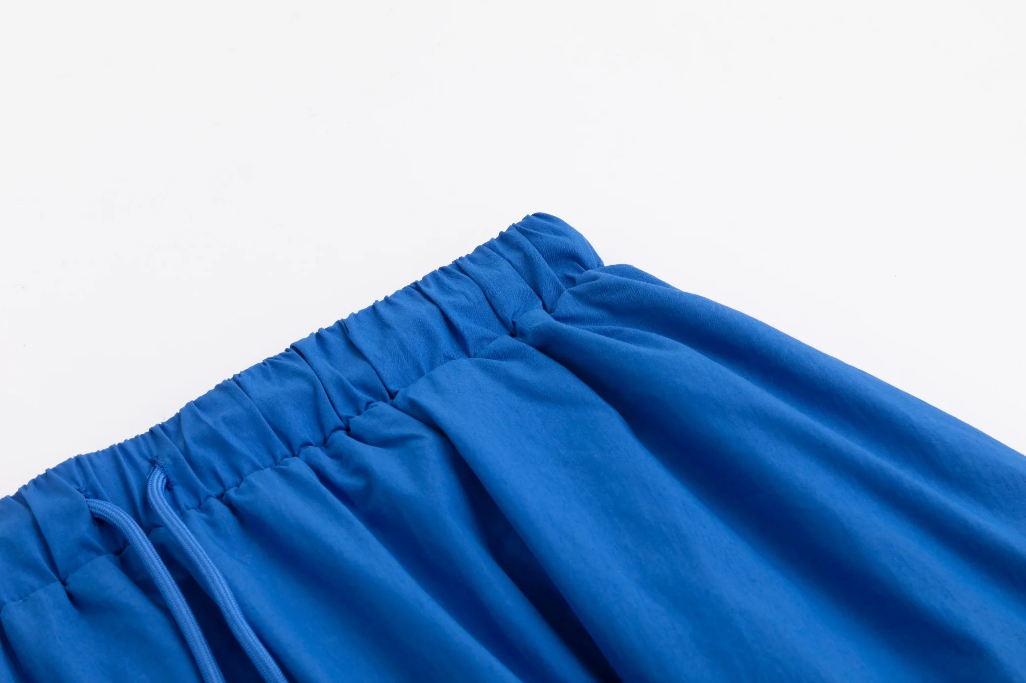 Royal Blue Drawstring Circle Skirt - Image 5