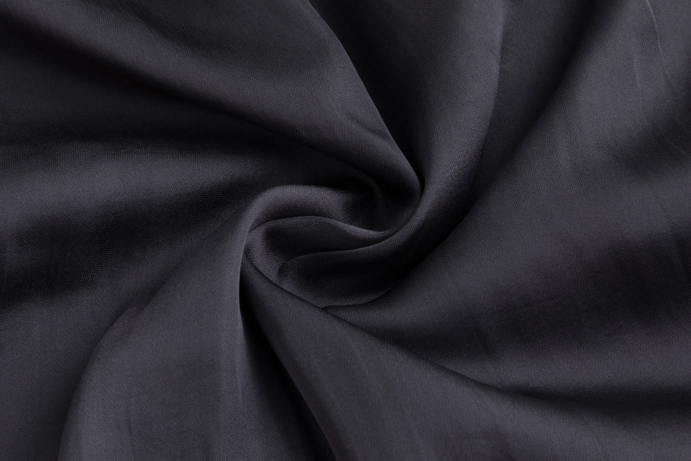 Satin Dress With Knit Floral Overlay - Grey - Image 7