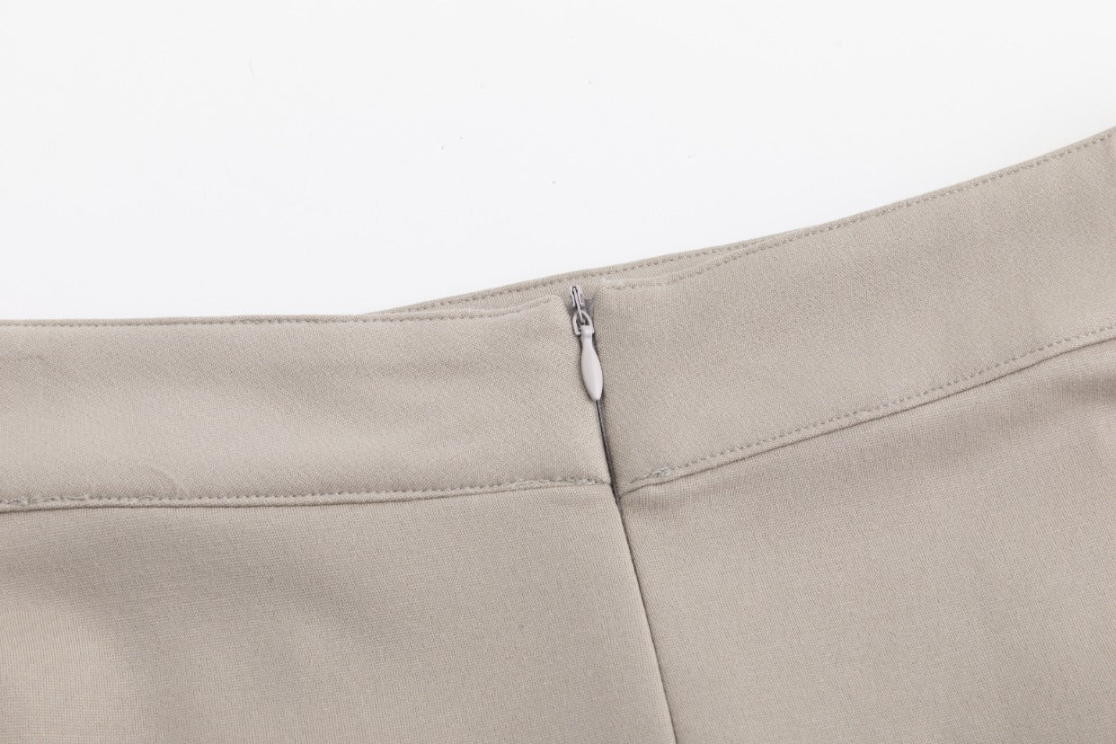 Seam Detail Skirt - Gray Stone - Image 6