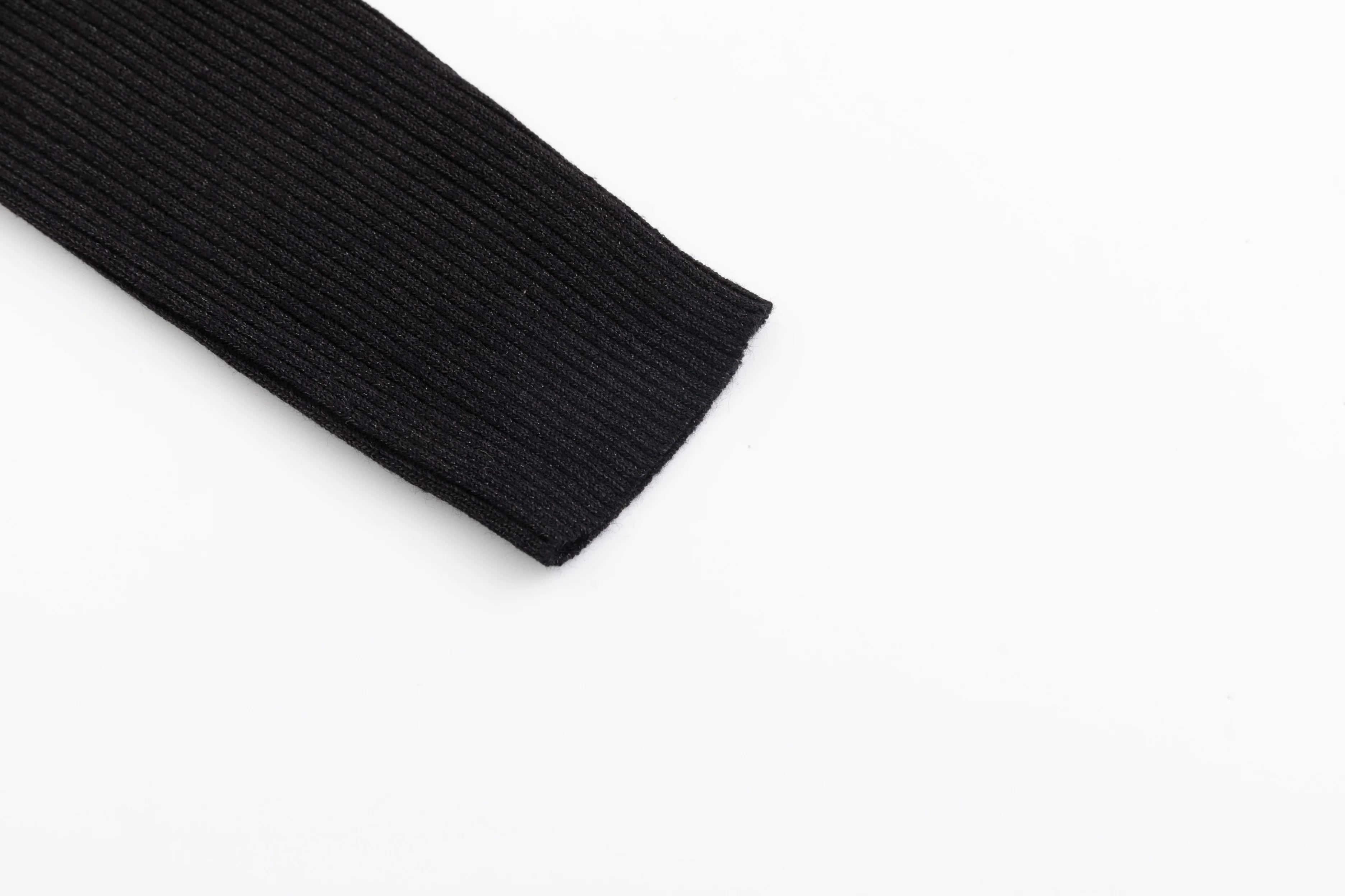 Shimmery Mock Neck Top - Black - Image 3