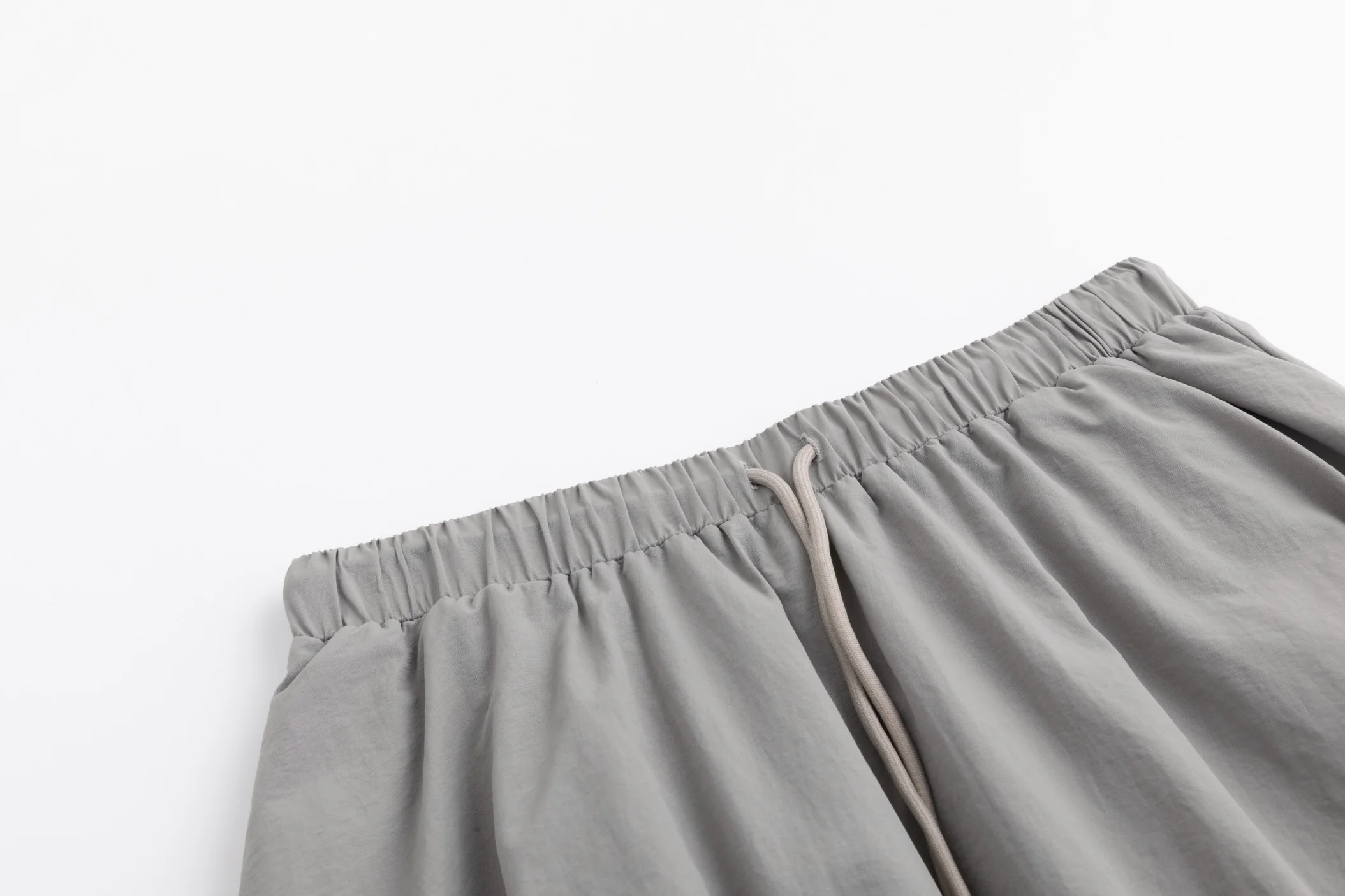 Shoe Lace Drawstring Skirt - Stone - Image 3