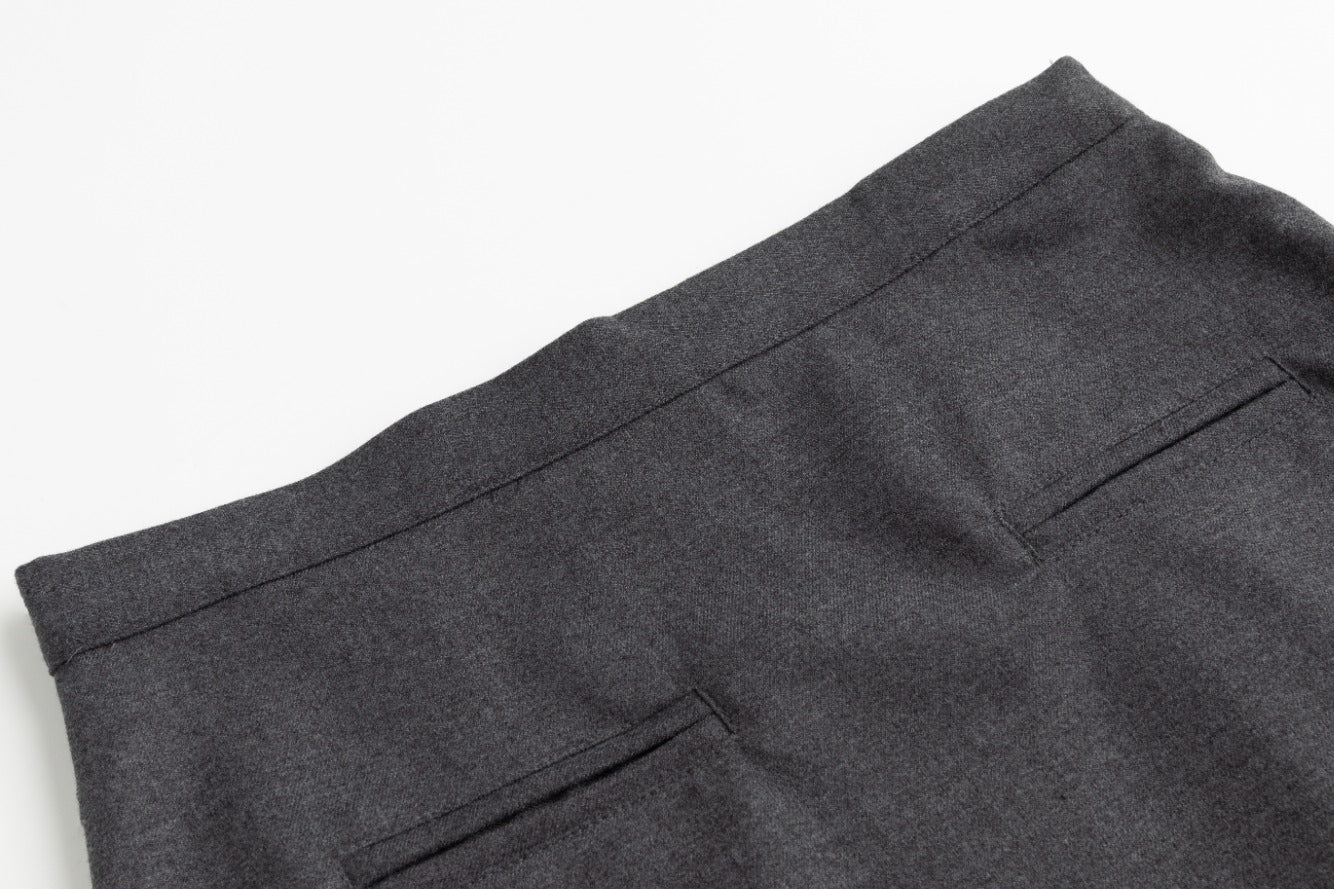Straight Skirt - Dark Heather Grey - Image 3