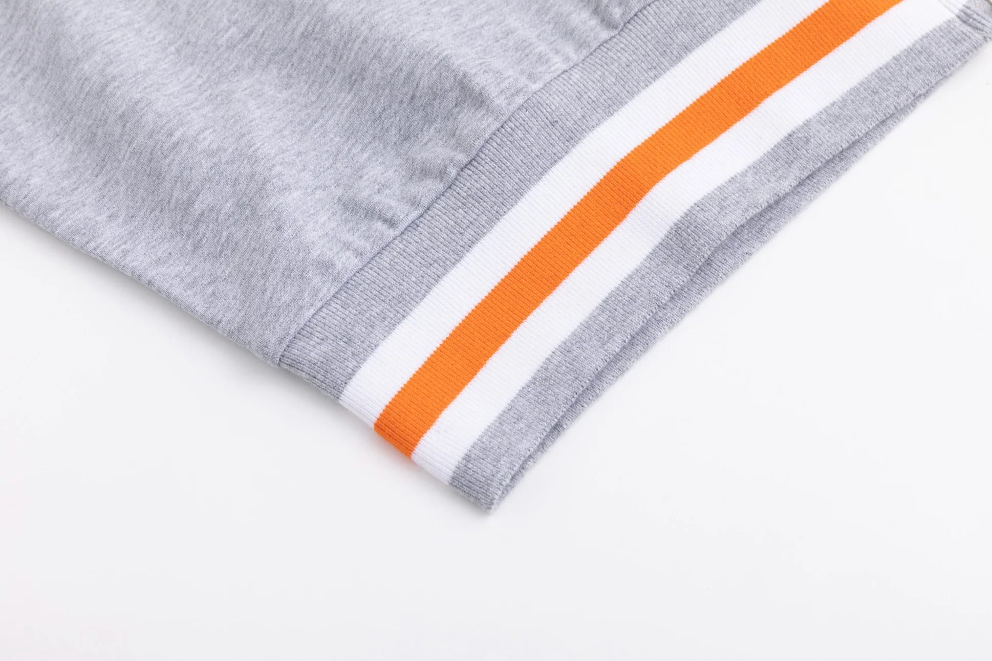 Stripe Band Hoodie - Light Gray - Image 5