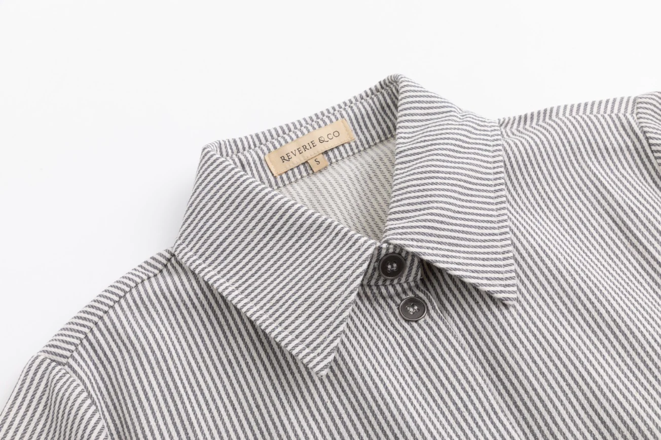 Stripe Pocket Dress - Black And White - Image 5