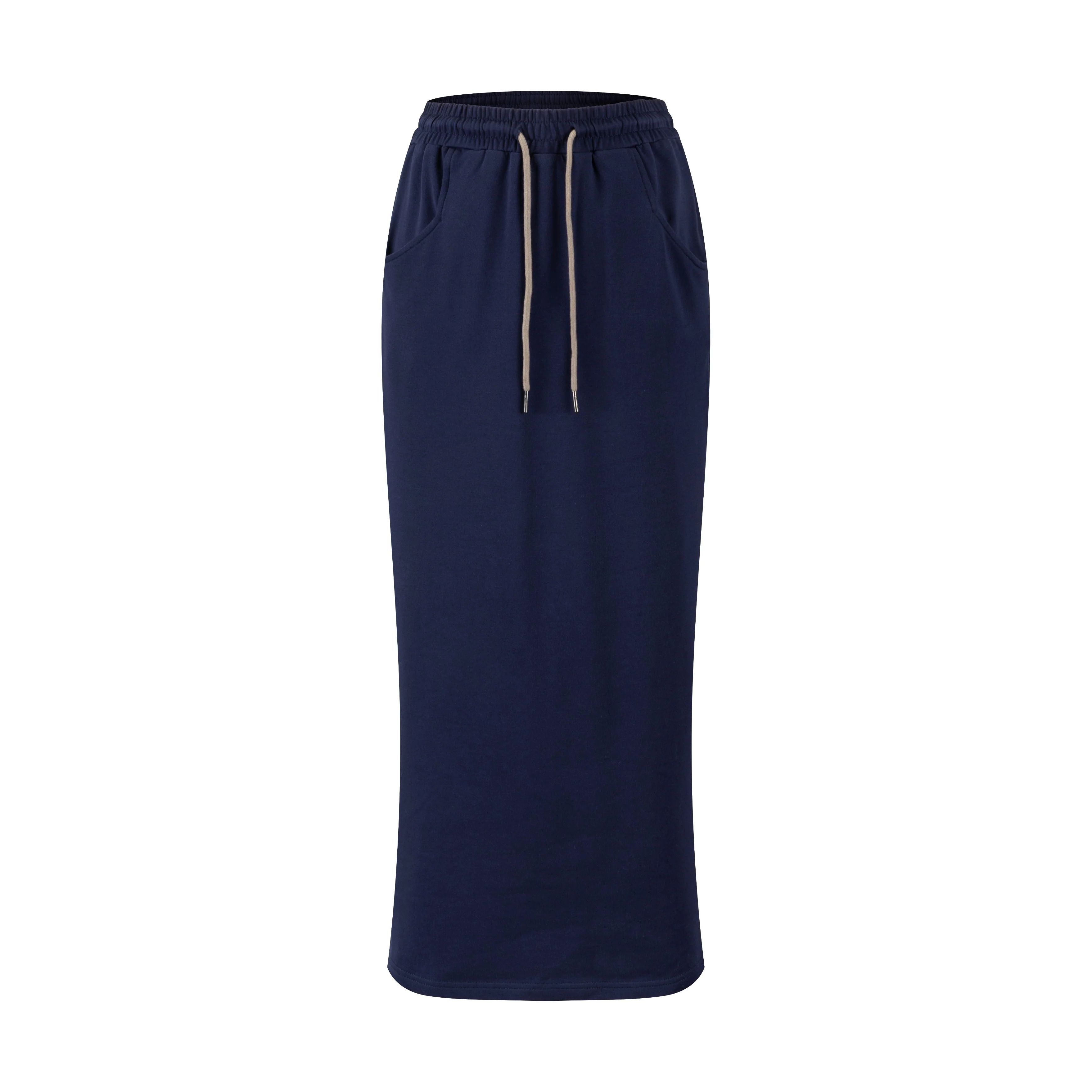 Sweatshirt Drawstring Skirt - Midnight - Image 2