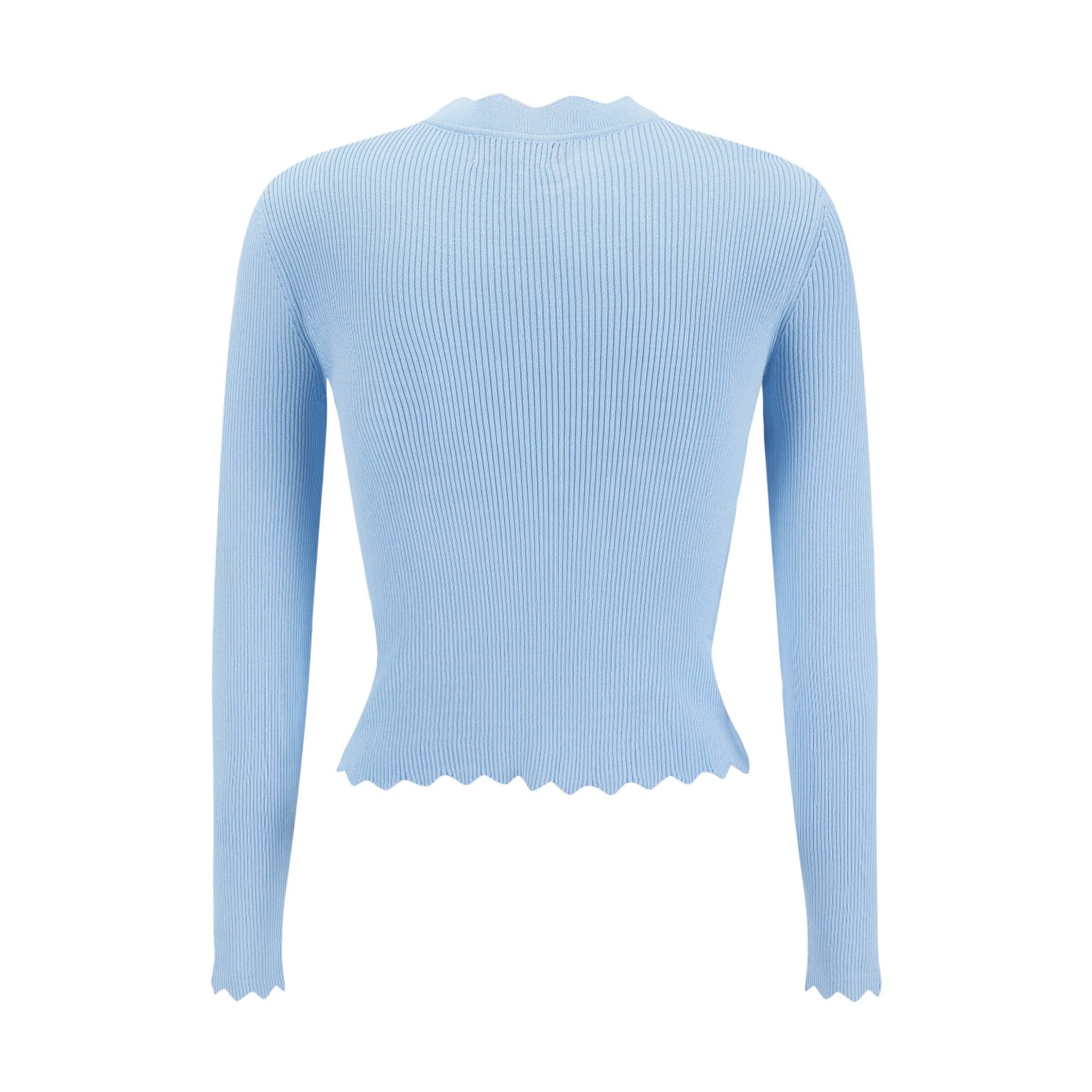 Tank With Attached Cardigan - Blue - Image 2