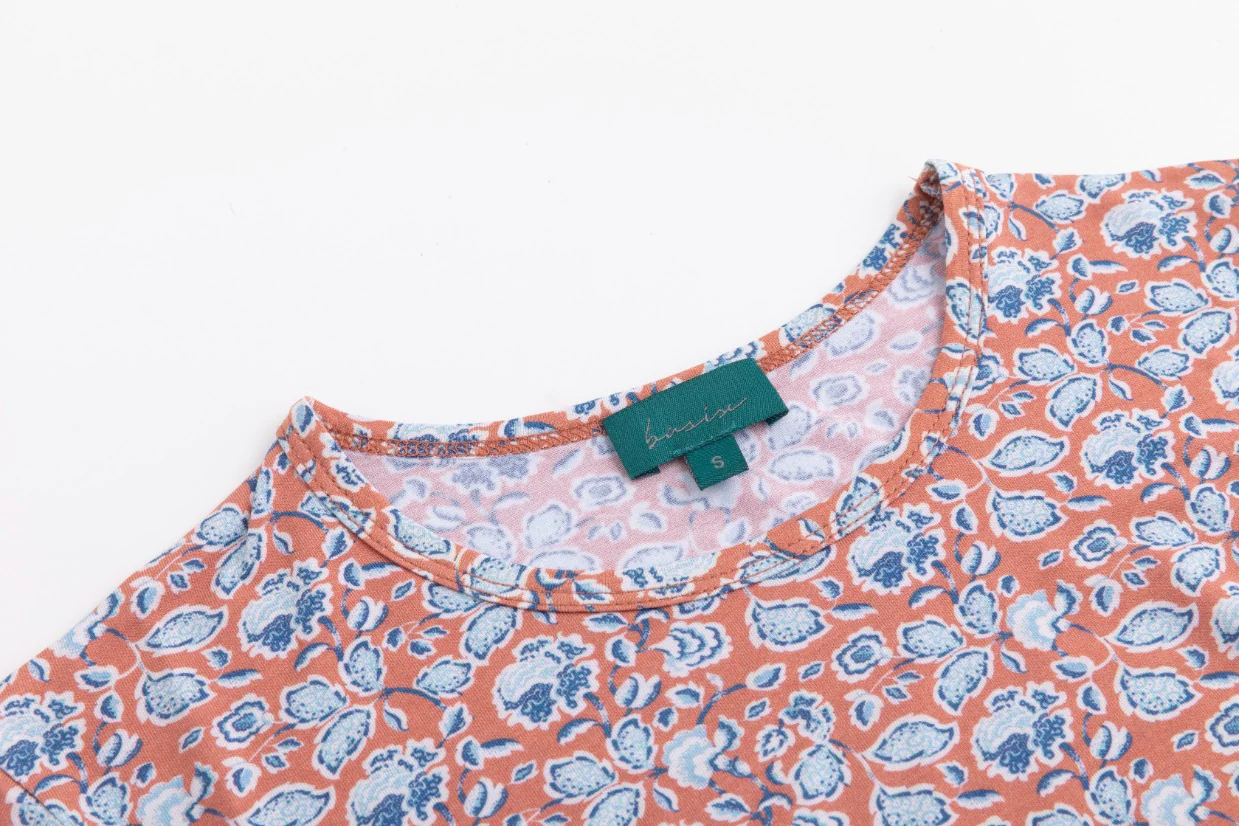 Terracotta Floral Tee - Image 6