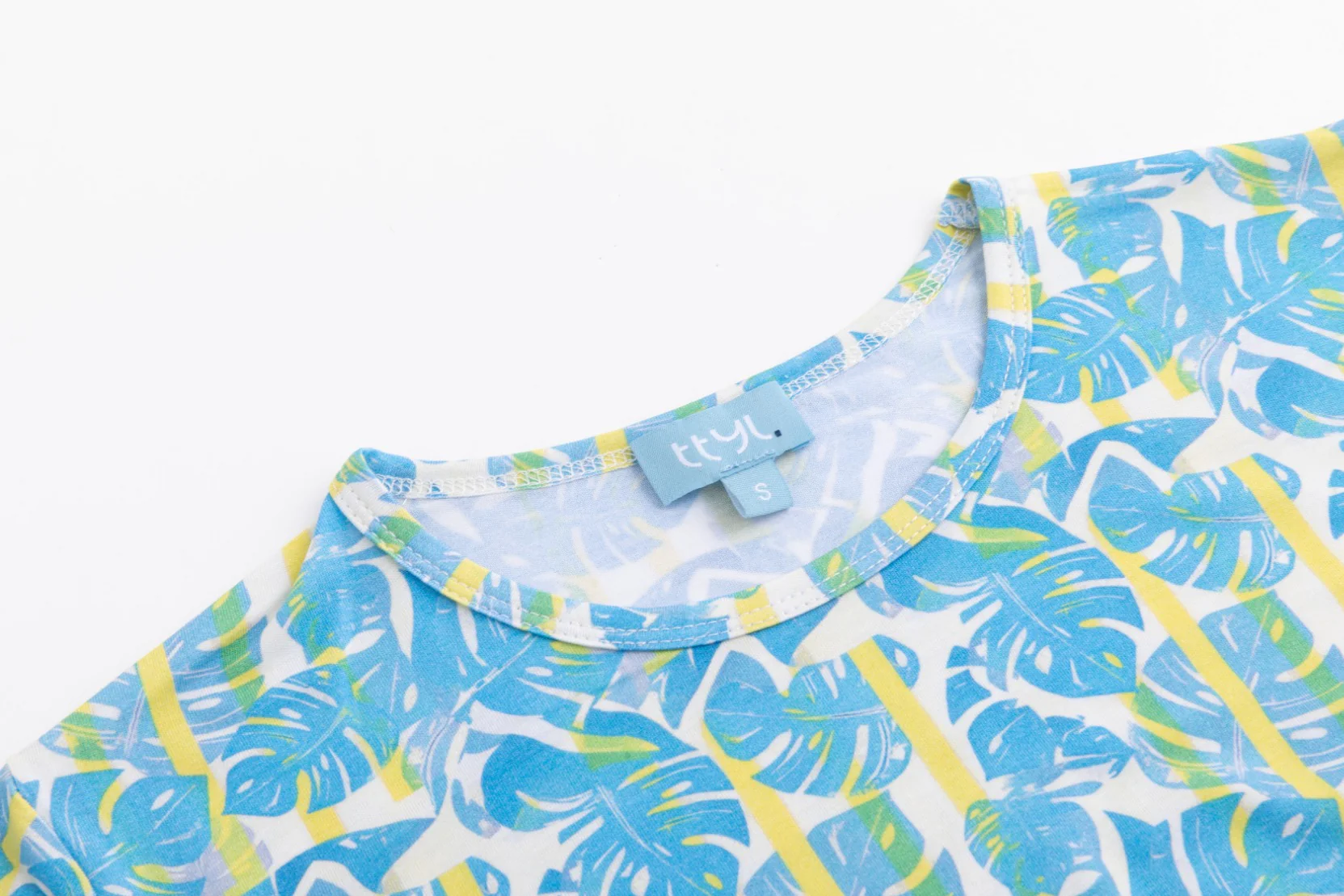 Tropical Striped T - Lemon - Image 4