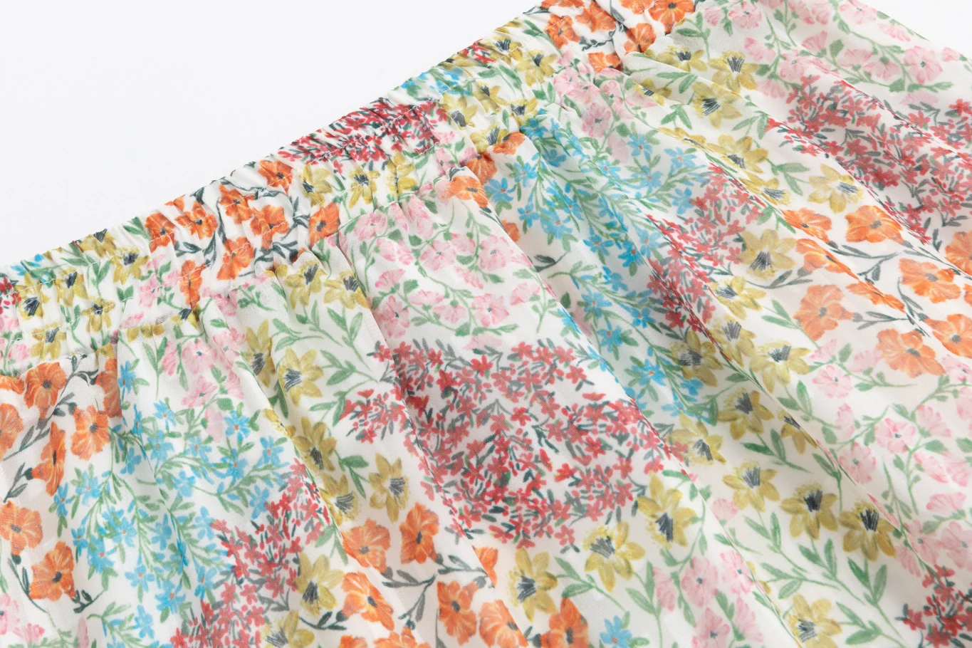 Floral Printed Skirt - Image 4