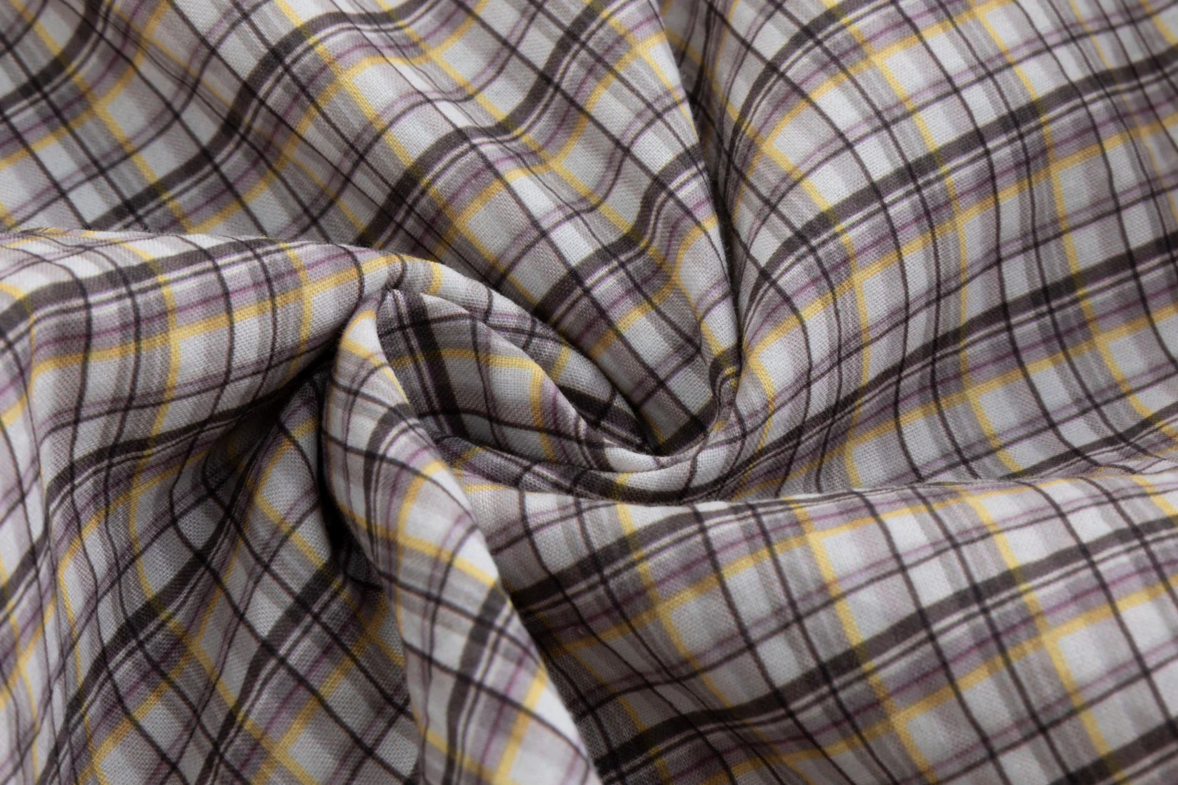 White T-Shirt Top With Brown Checker Bottom - Image 6