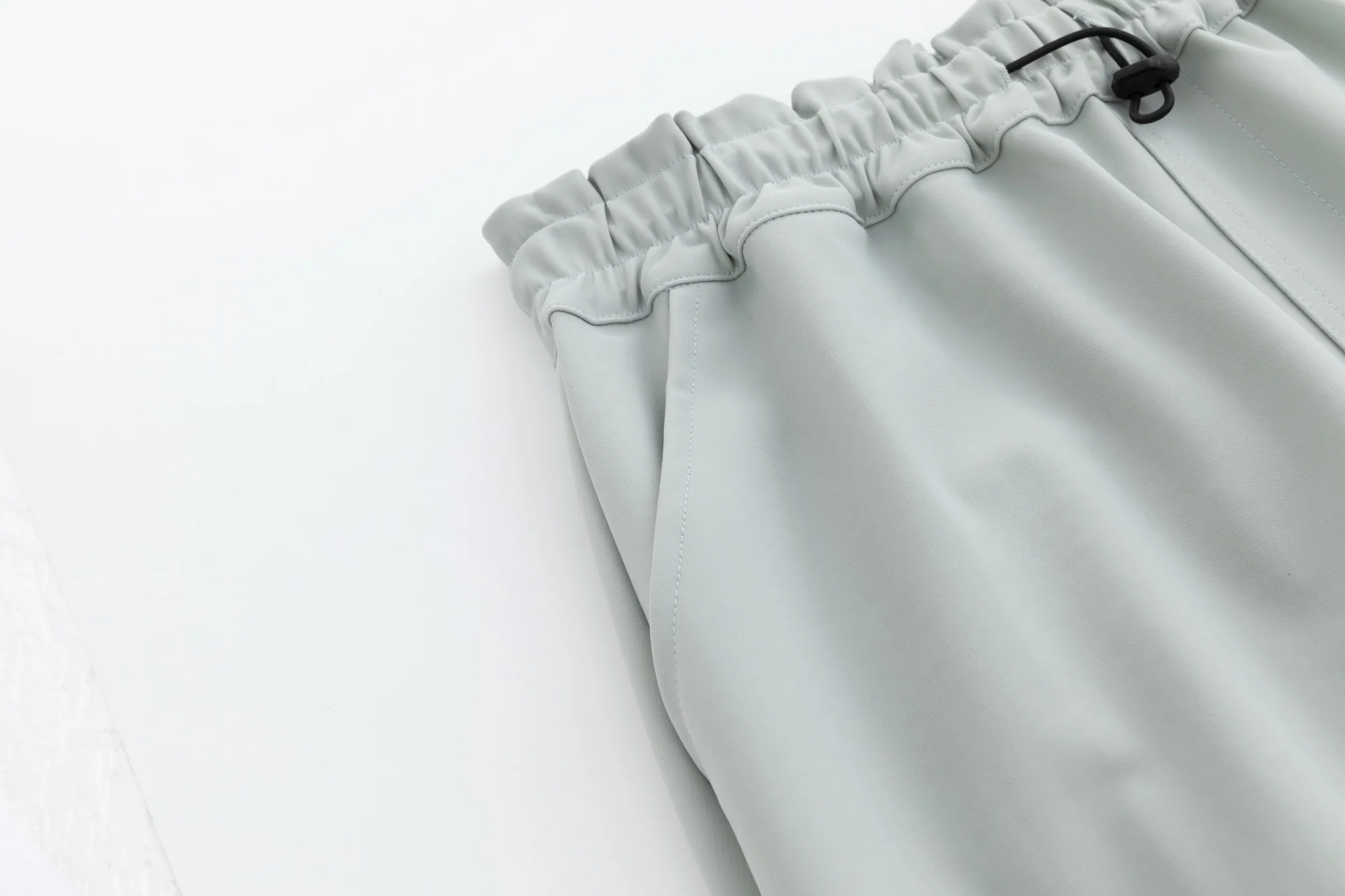 Grey Ruffle Waisted Skirt - Image 5