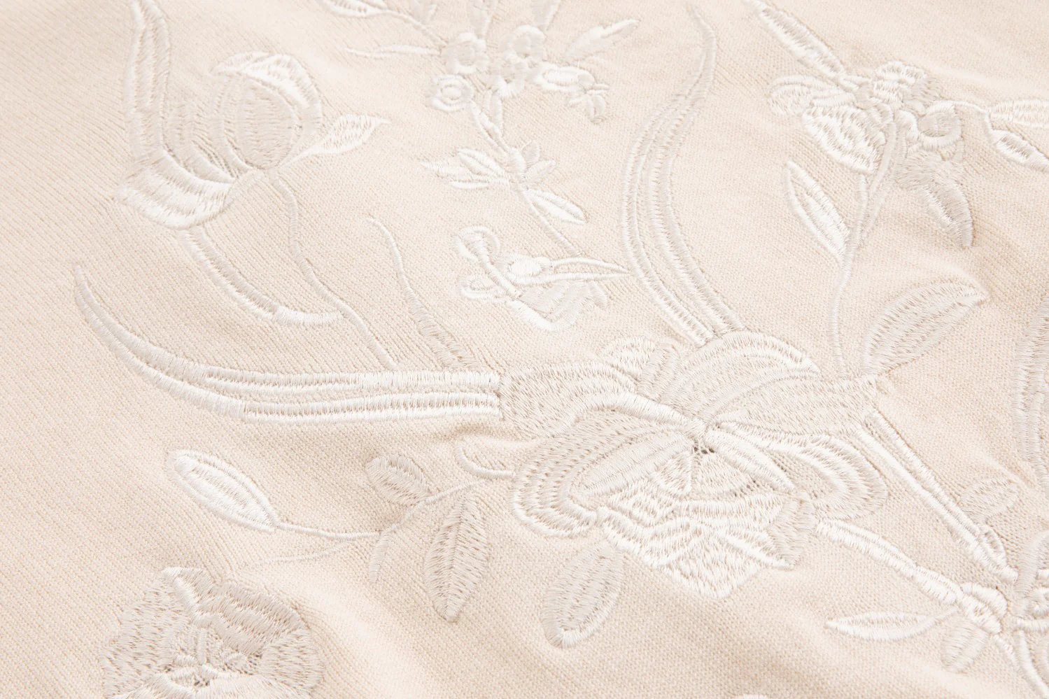 Ivory Embroidered Knit Cardigan - Image 5