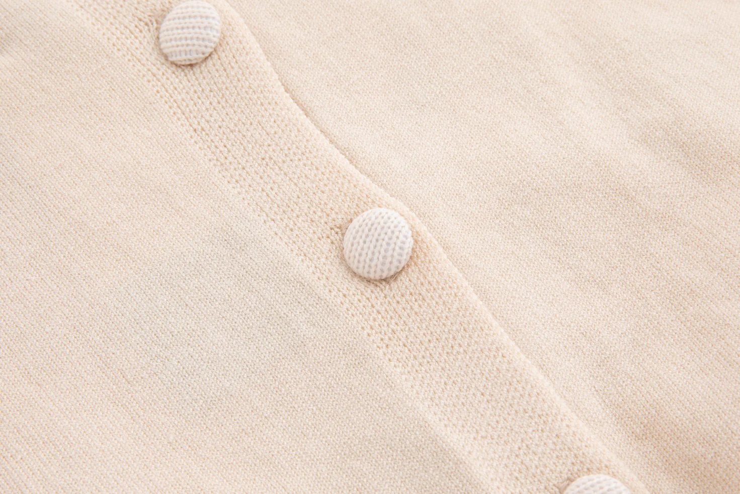 Ivory Embroidered Knit Cardigan - Image 6