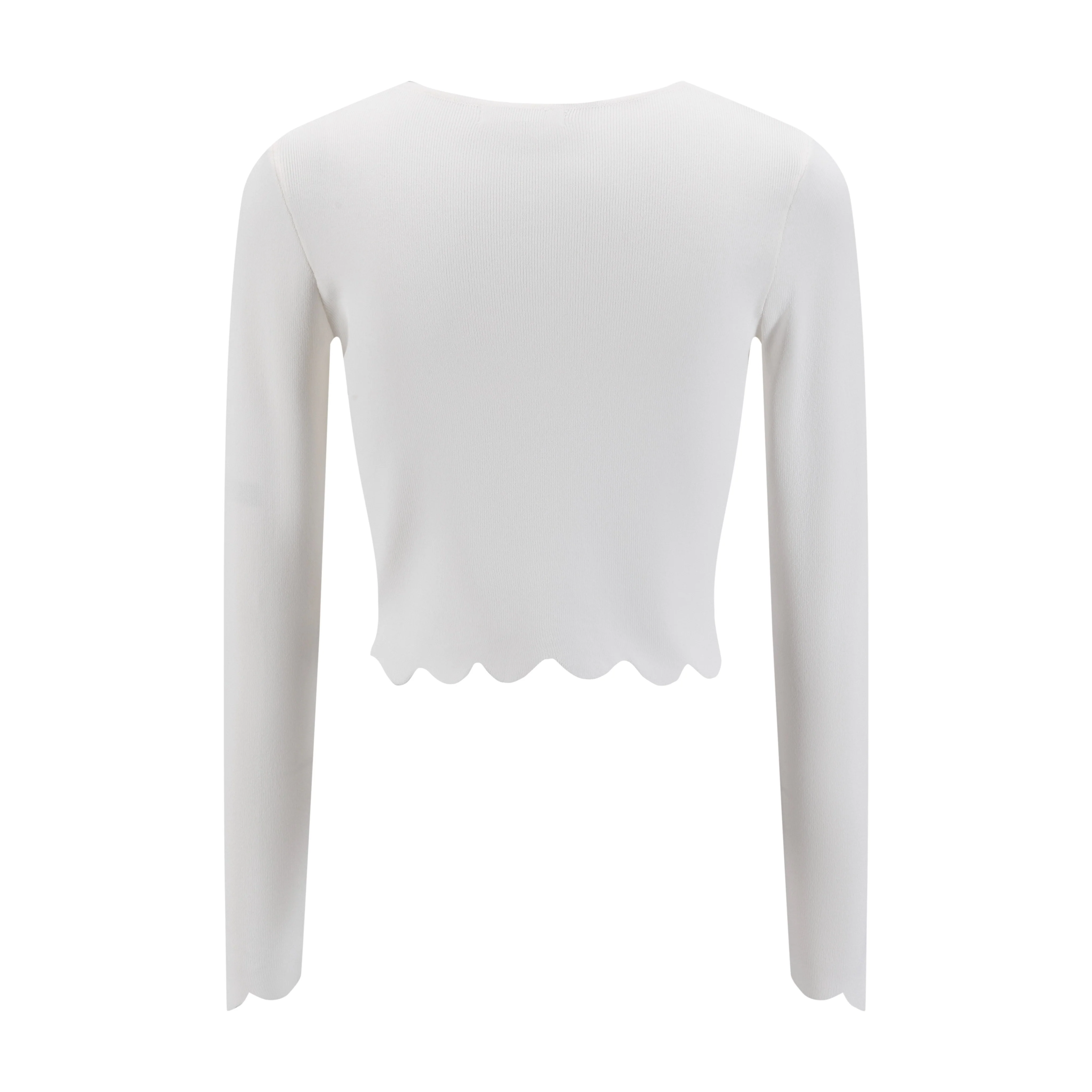 Beige Knit Cardigan - Image 2
