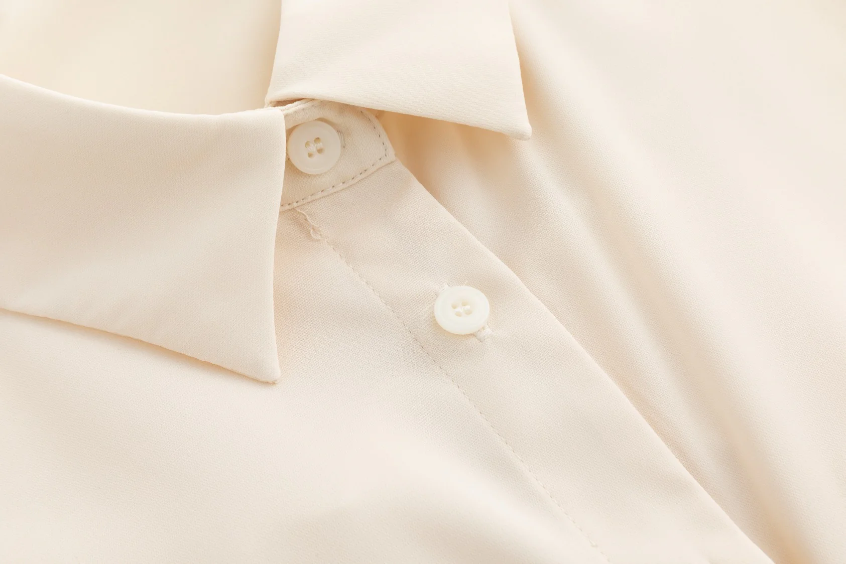 Solid Ivory Front Tie Overlay Dress - Image 7