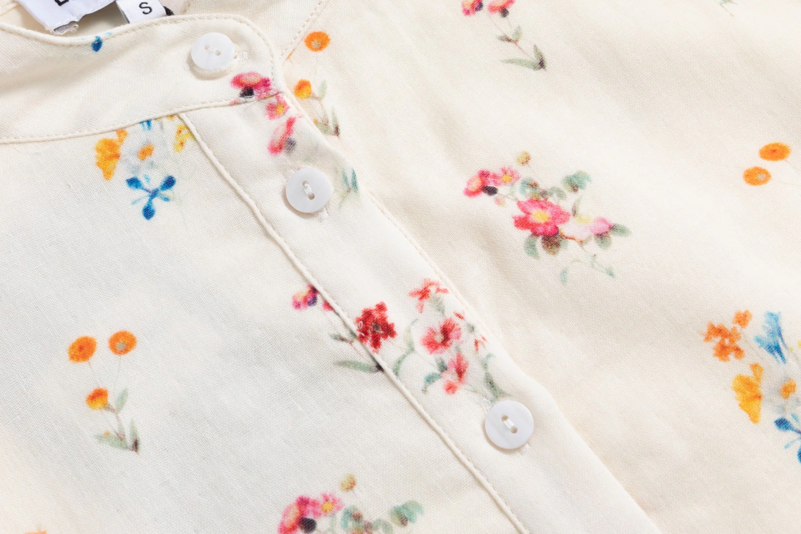 Multi Color Floral Printed Dress - Image 6