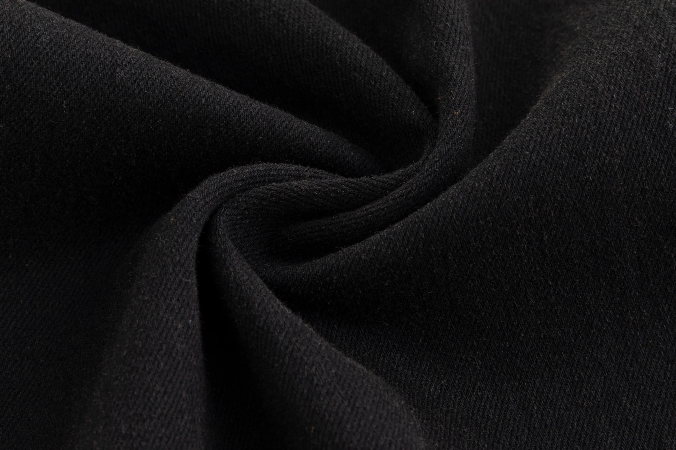 Black Wash Denim Wrap Skirt - Image 6