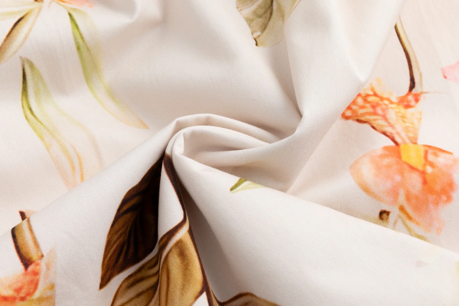 White Base Multicolor Plant Printed York Skirt - Image 6