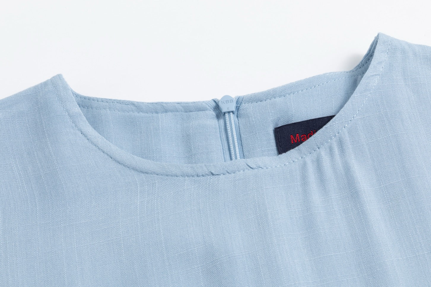 Navy Tie Dye Printed T-Shirt With Denim Slip Dress - Image 8