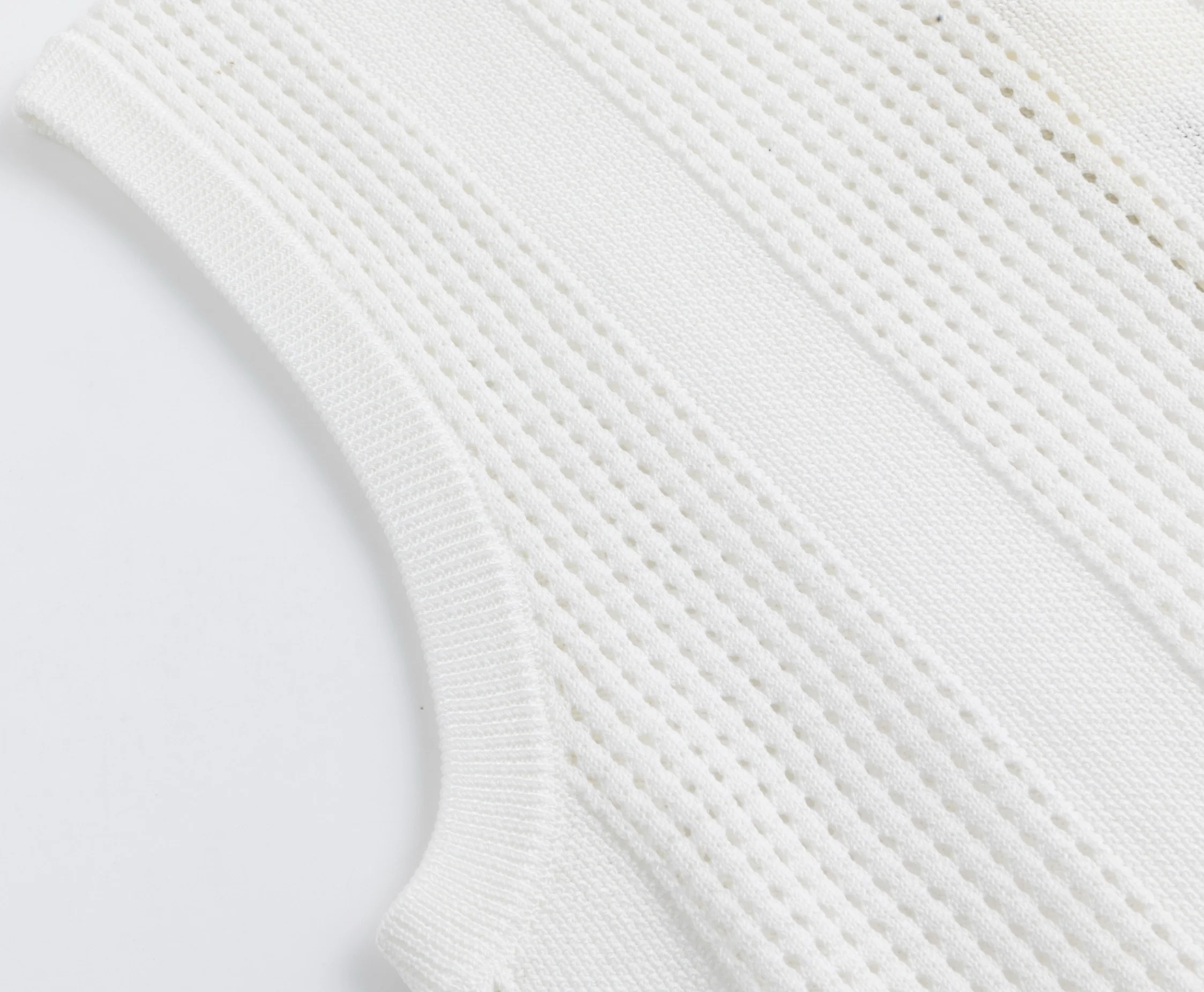 White Crochet Vest - Image 5