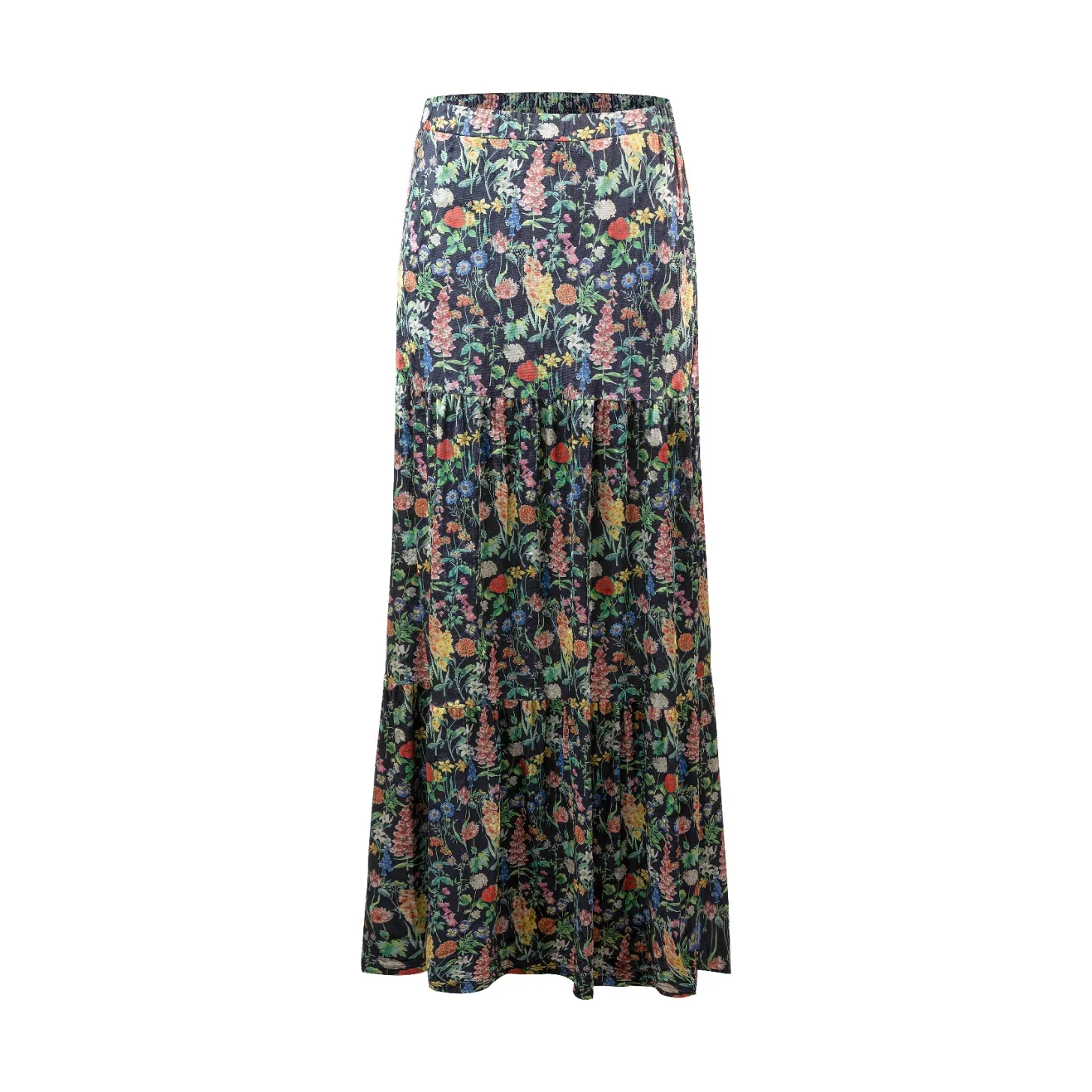 Velvet Printed Skirt - Image 2