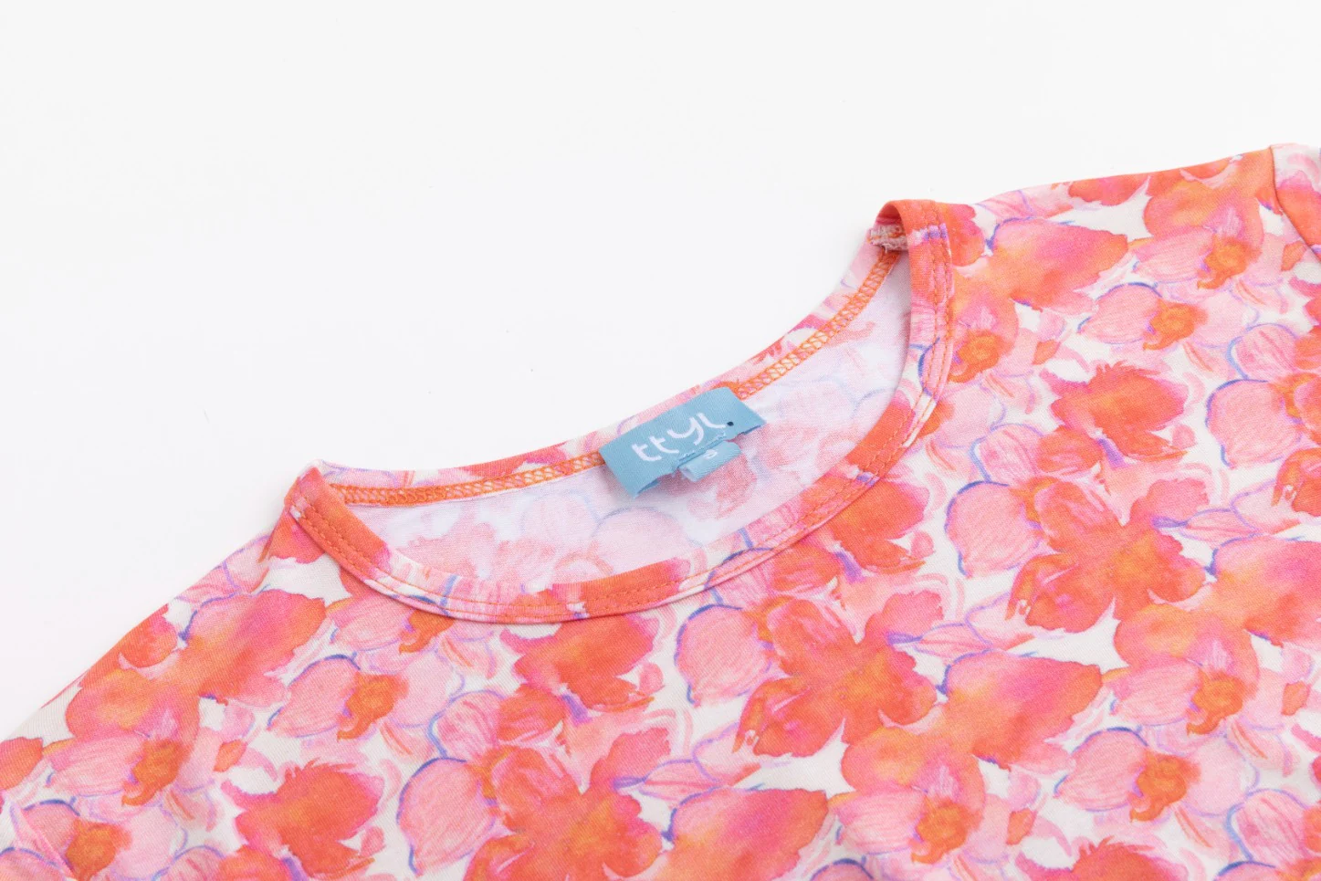 Watercolor T Shirt - Peach - Image 4
