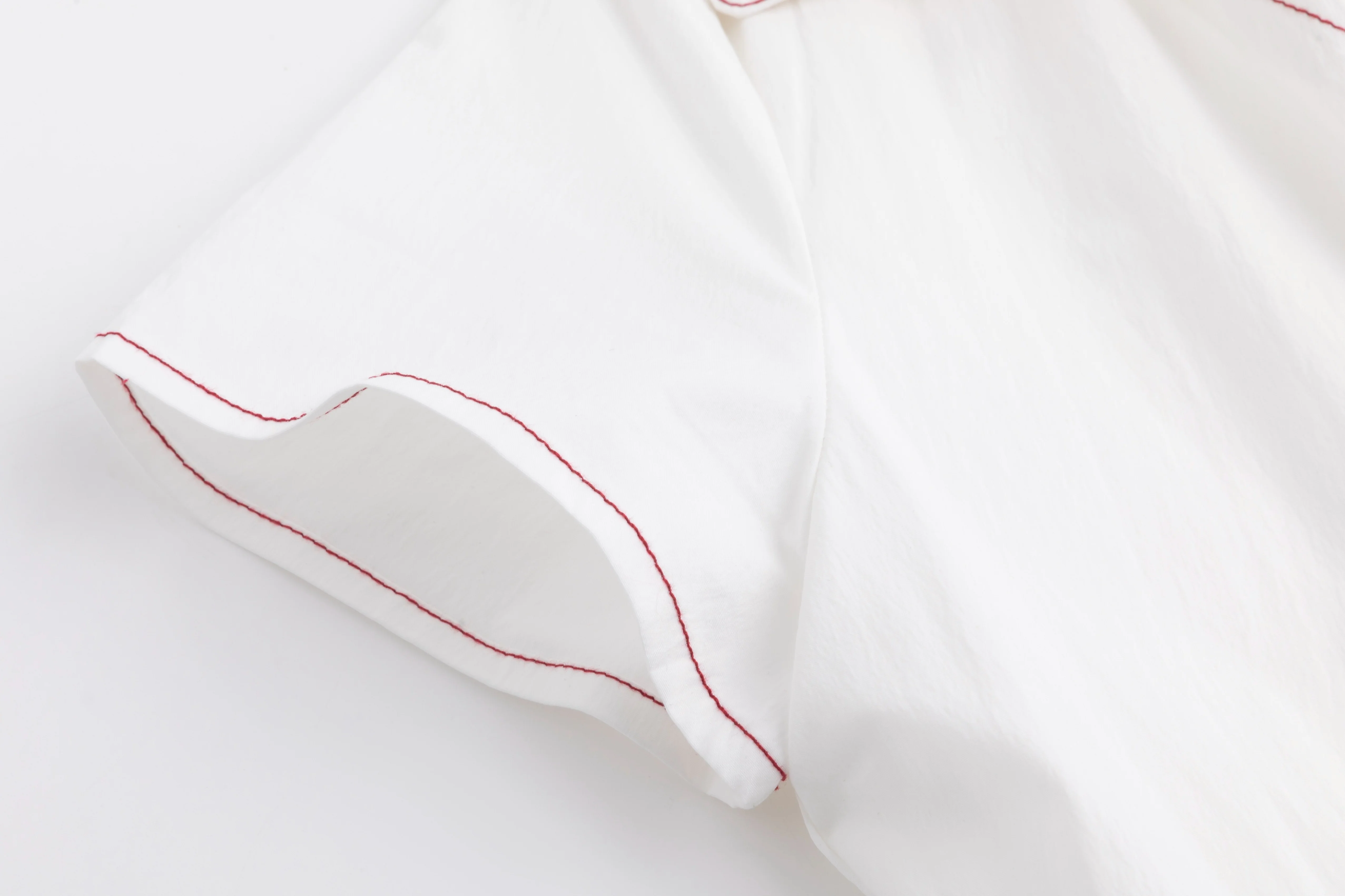 White Cotton Jumper With Embroidered Belt - Image 5