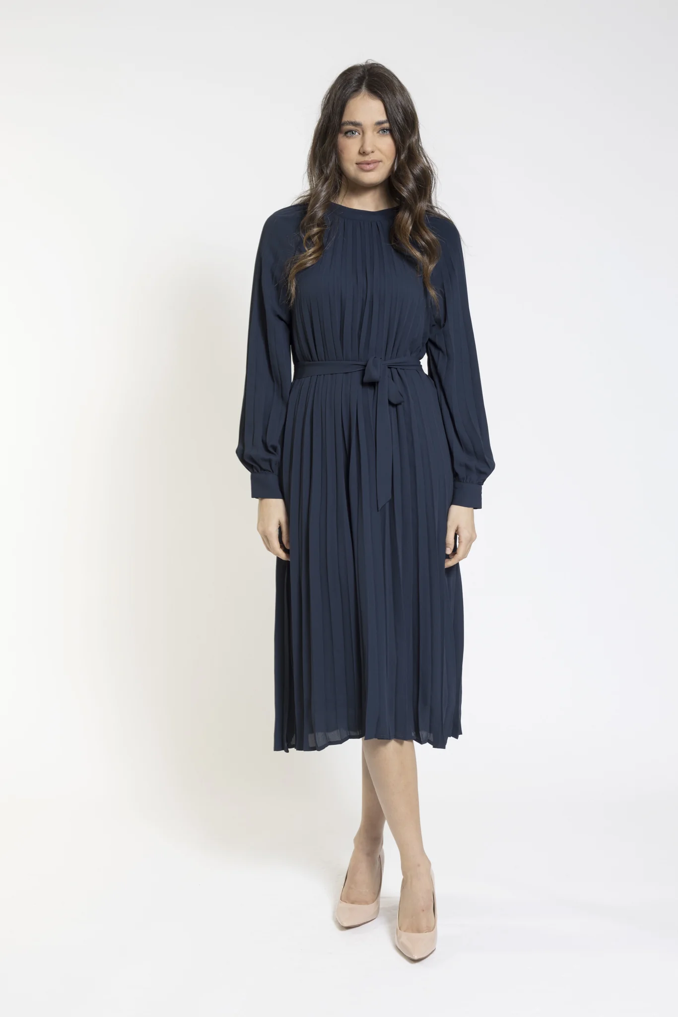 Whole Pleated Dress - Image 3