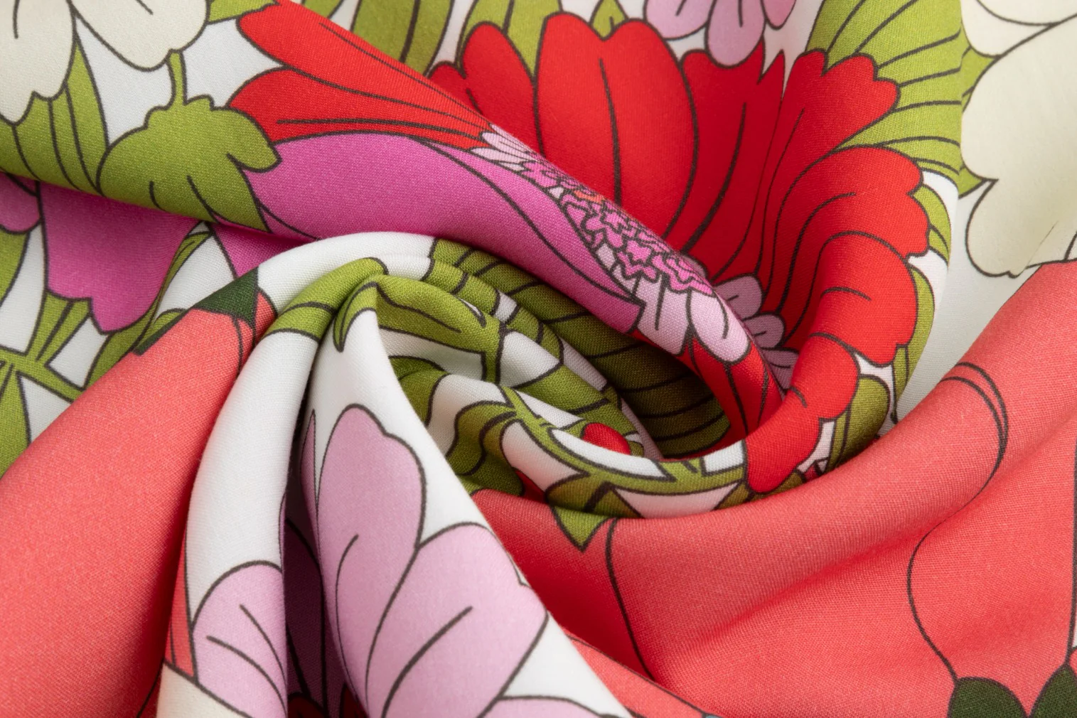 Multiflowered Printed Scrunch Waisted Dress - Image 4