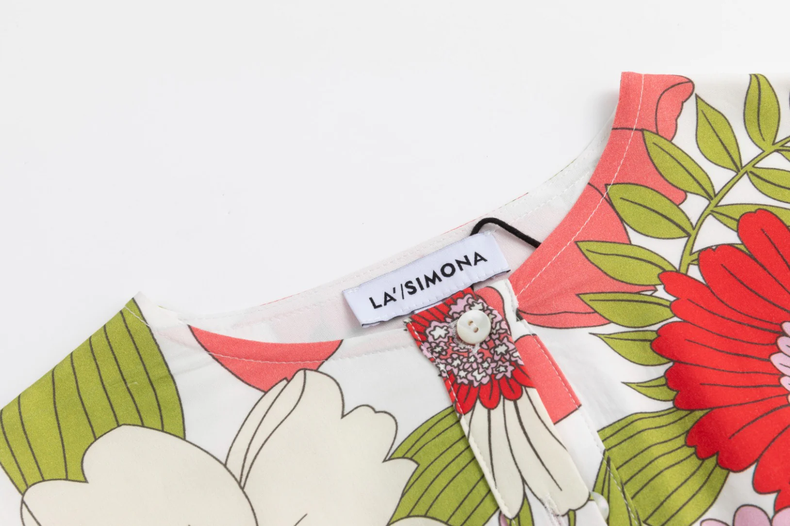Multiflowered Printed Scrunch Waisted Dress - Image 5