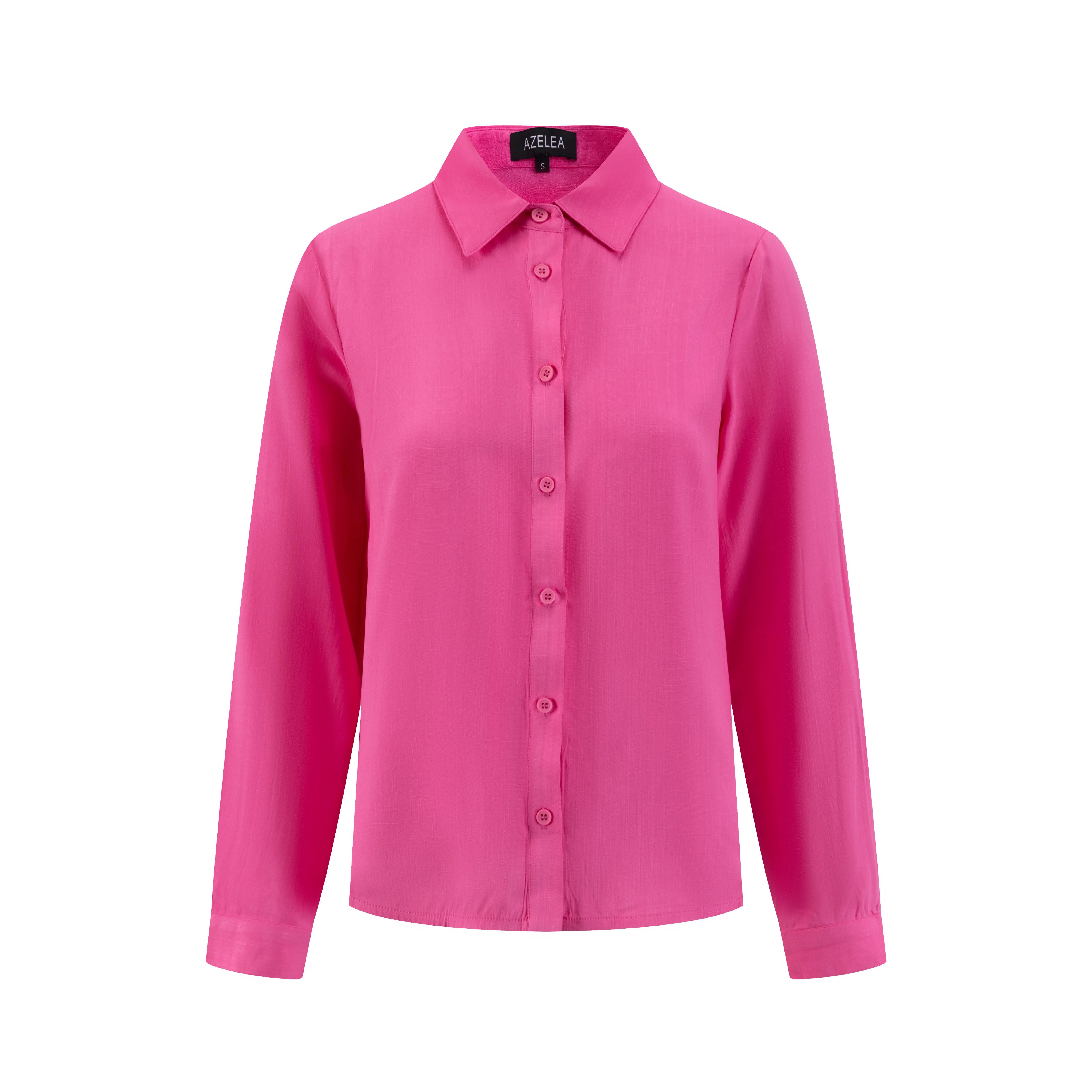Pink Linen Blouse - Image 2