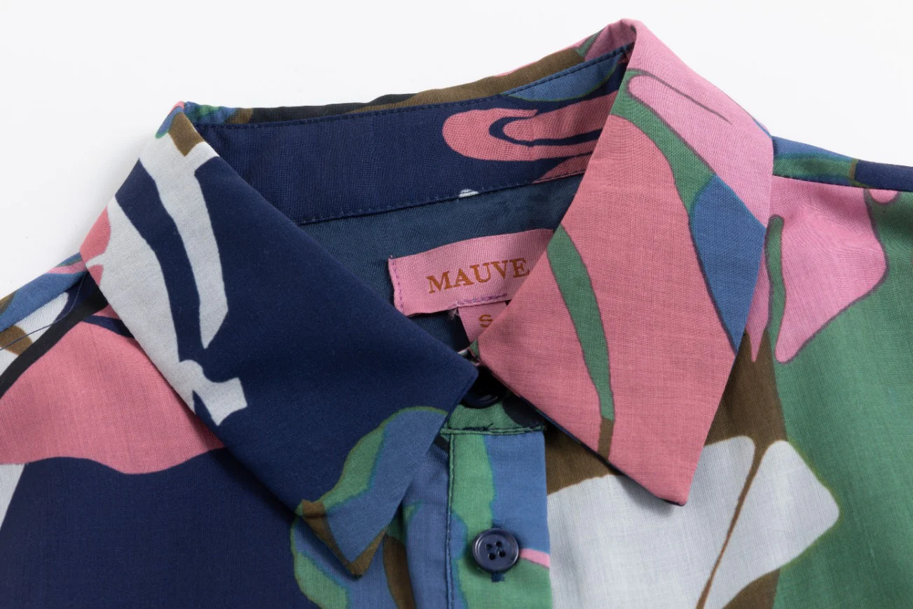Multicolor Printed Shirt Dress - Image 7