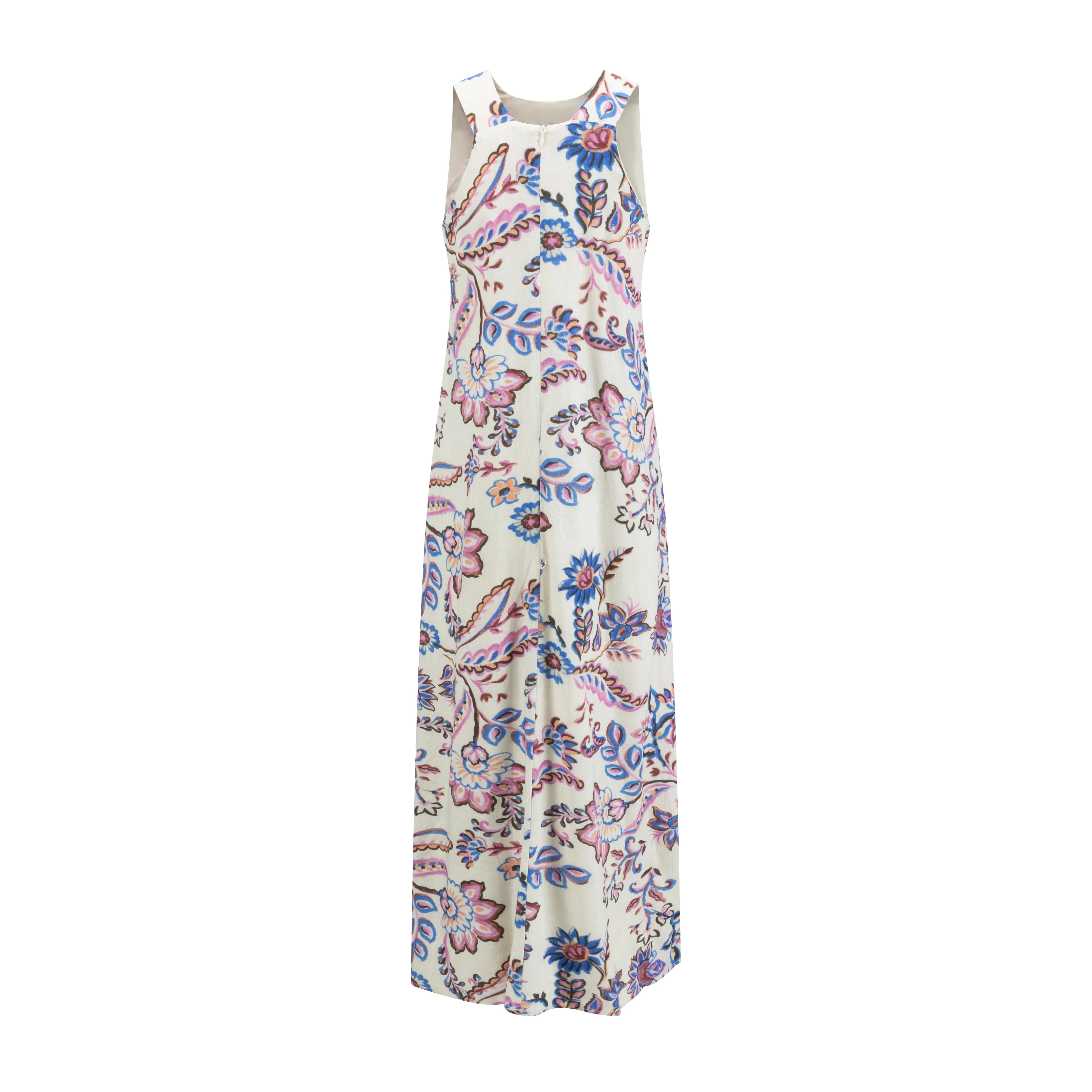 Floral Printed Linen Jumper - Image 2