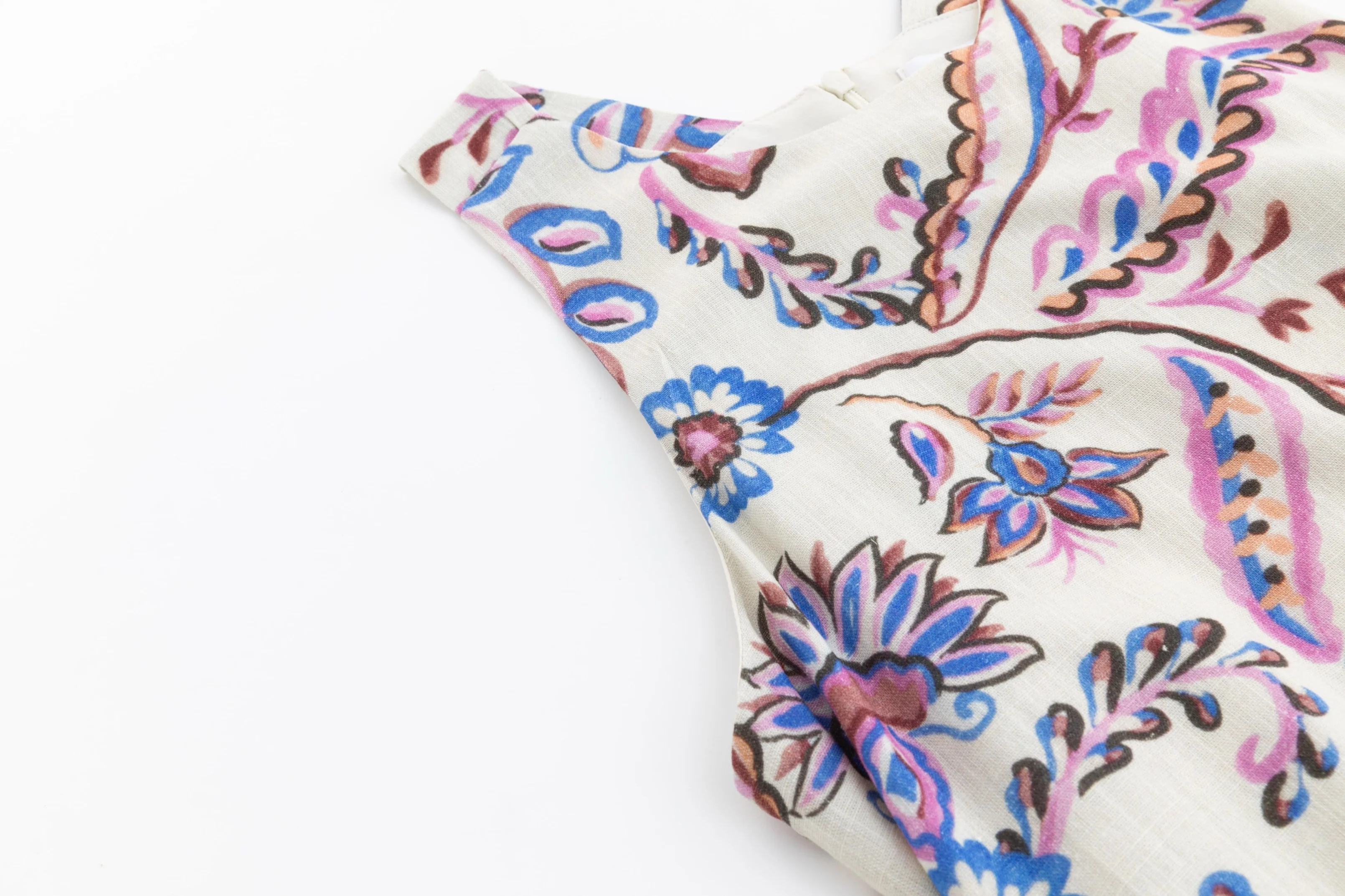 Floral Printed Linen Jumper - Image 5