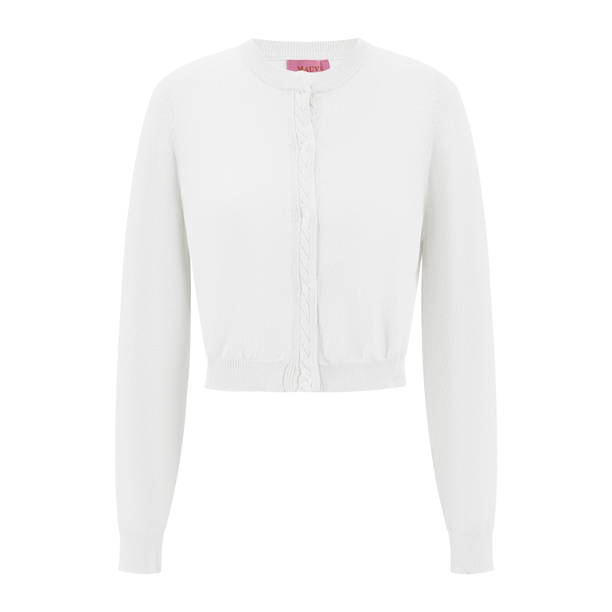 Ivory Braided Cardigan